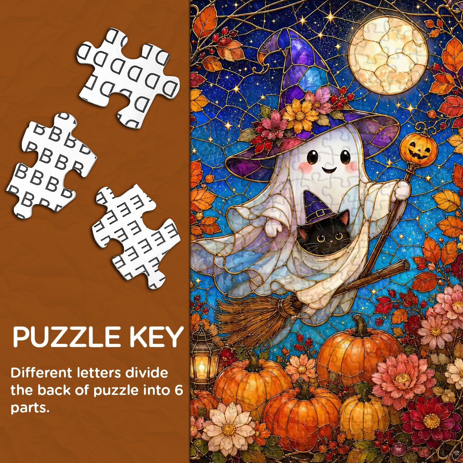 The Ghost's Broom Trip Jigsaw Puzzle 1000 Pieces