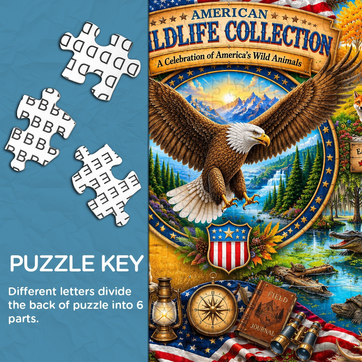 Wilderness Collection Jigsaw Puzzle 1000 Pieces