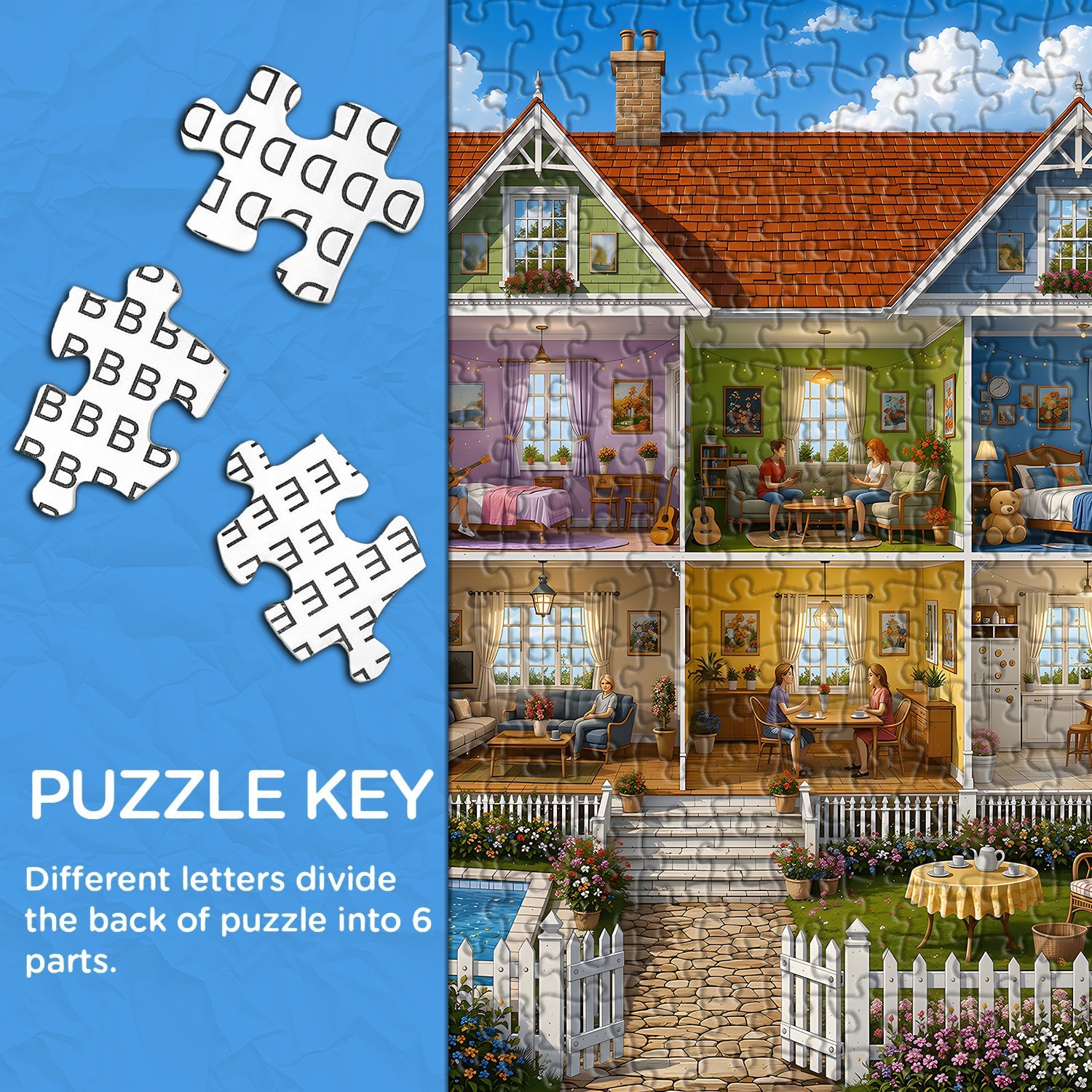 Warm Homestead Jigsaw Puzzle 1000 Piece