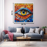 Vibrant Mosaic Eye Jigsaw Puzzles 1000 Piece