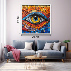 Vibrant Mosaic Eye Jigsaw Puzzles 1000 Piece