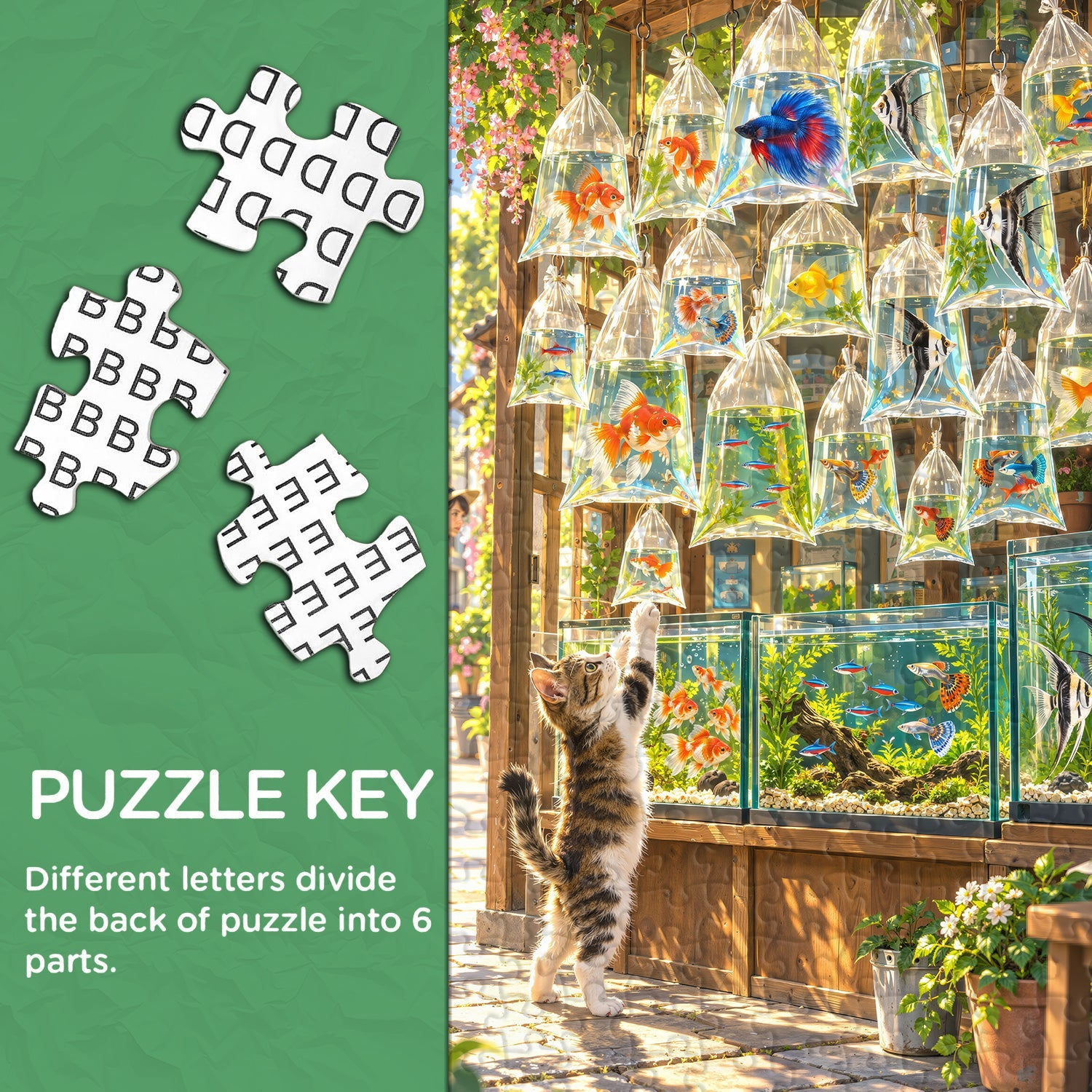 Cat's Fishy Moments Jigsaw Puzzle 1000 Pieces