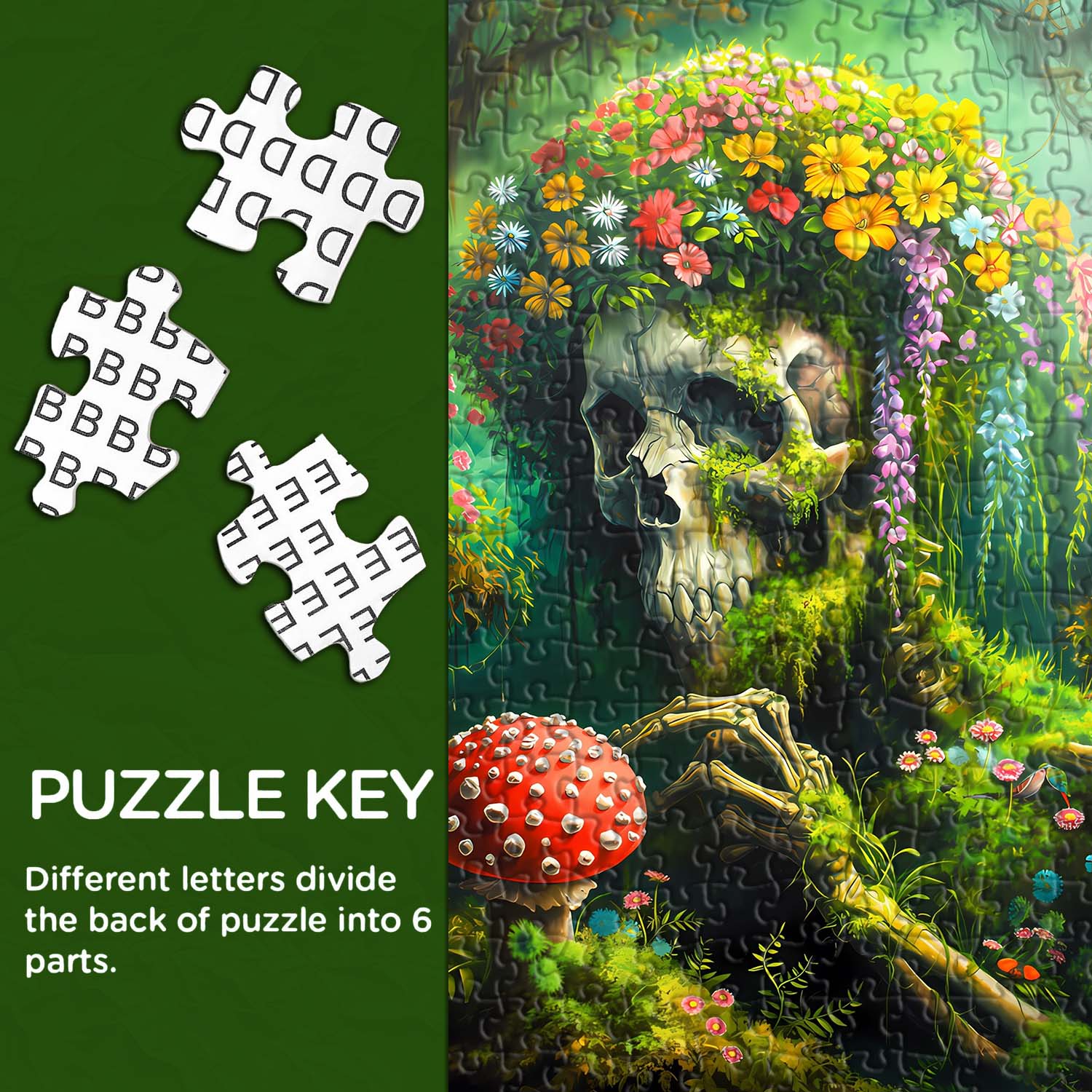 Blossoms from the Bones Jigsaw Puzzle 1000 Piece