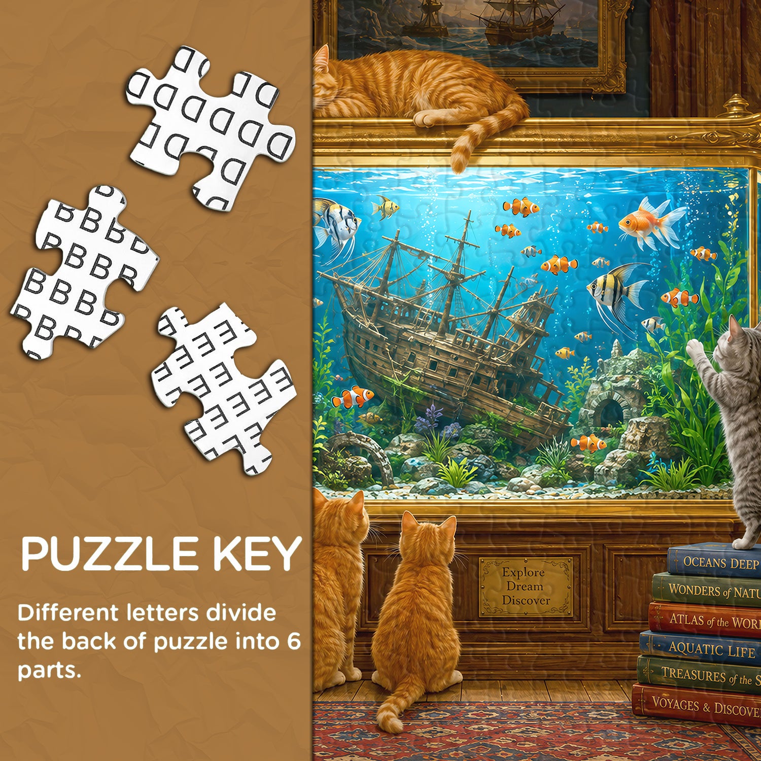 Ocean Tales Library Jigsaw Puzzle 1000 Piece