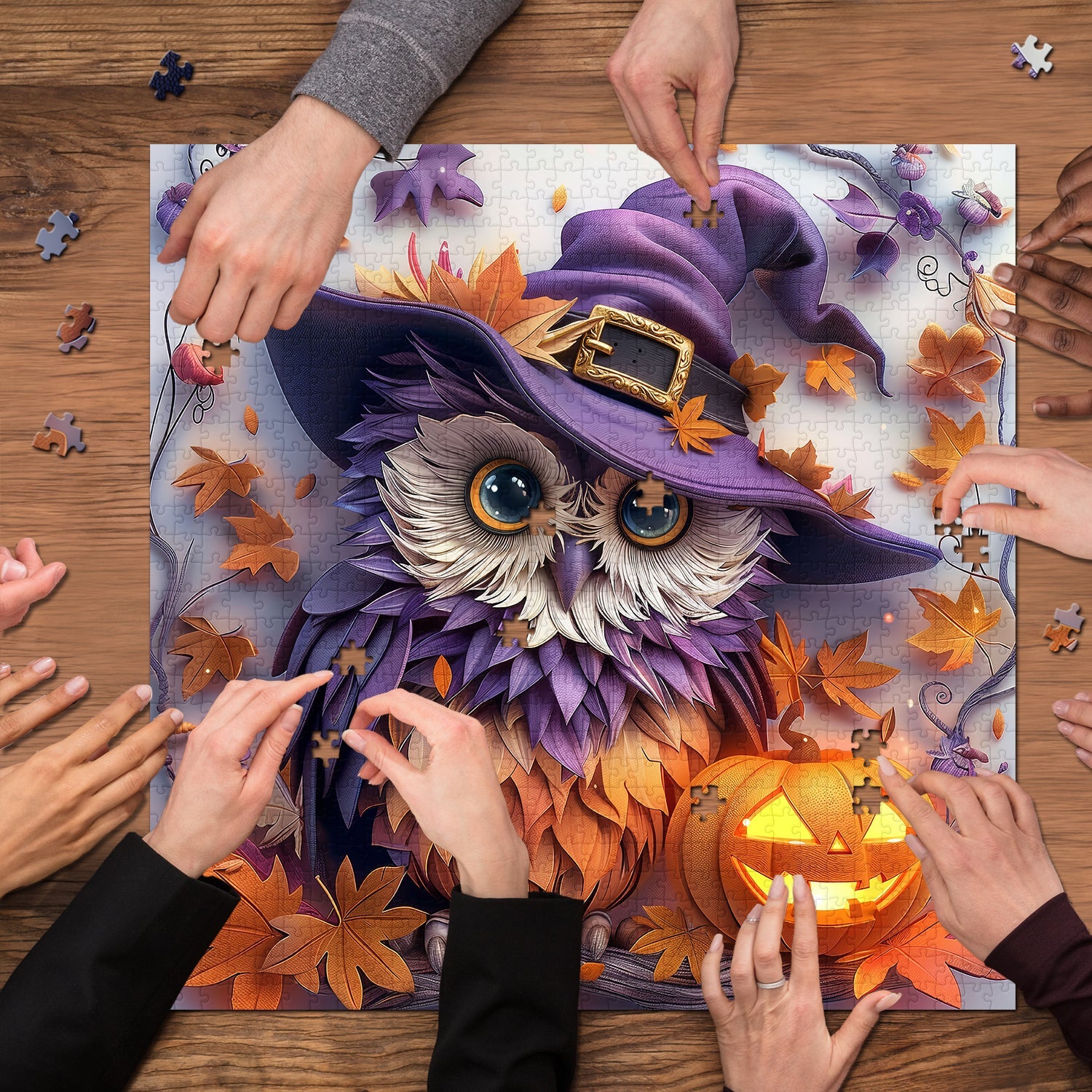Halloween Owl Jigsaw Puzzle 1000 Piece