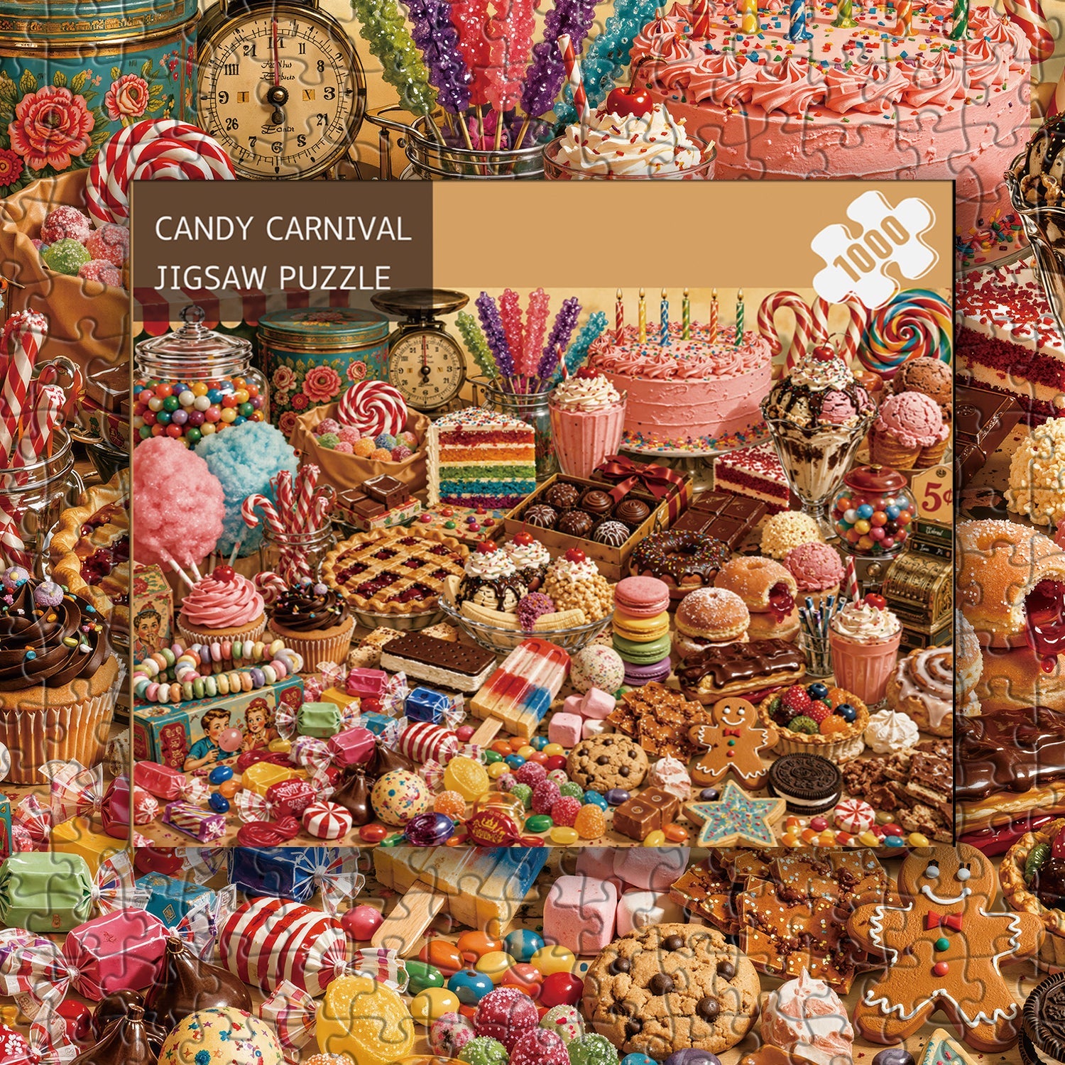 Candy Carnival Jigsaw Puzzle 1000 Pieces