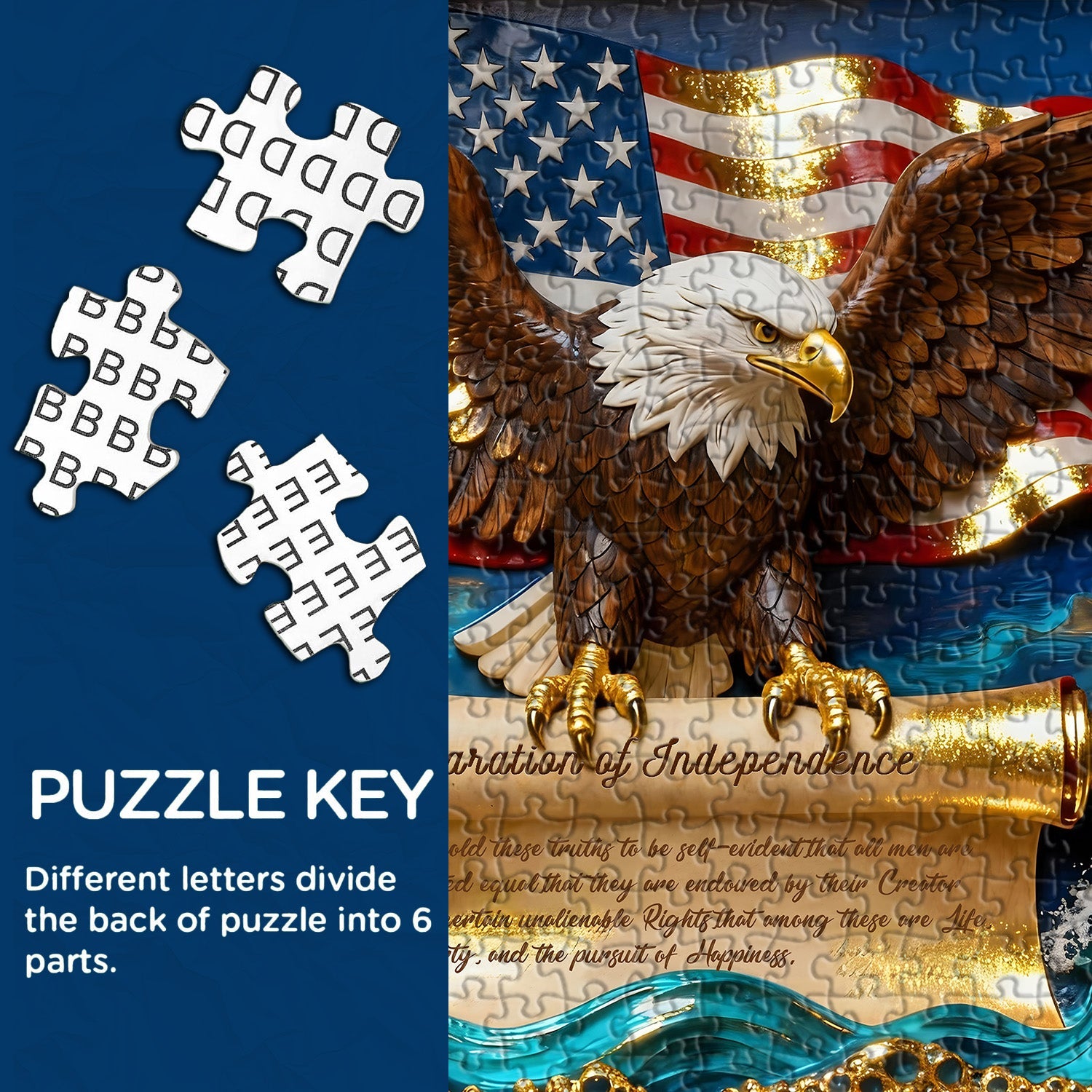 Eagle of Liberty Jigsaw Puzzle 1000 Pieces