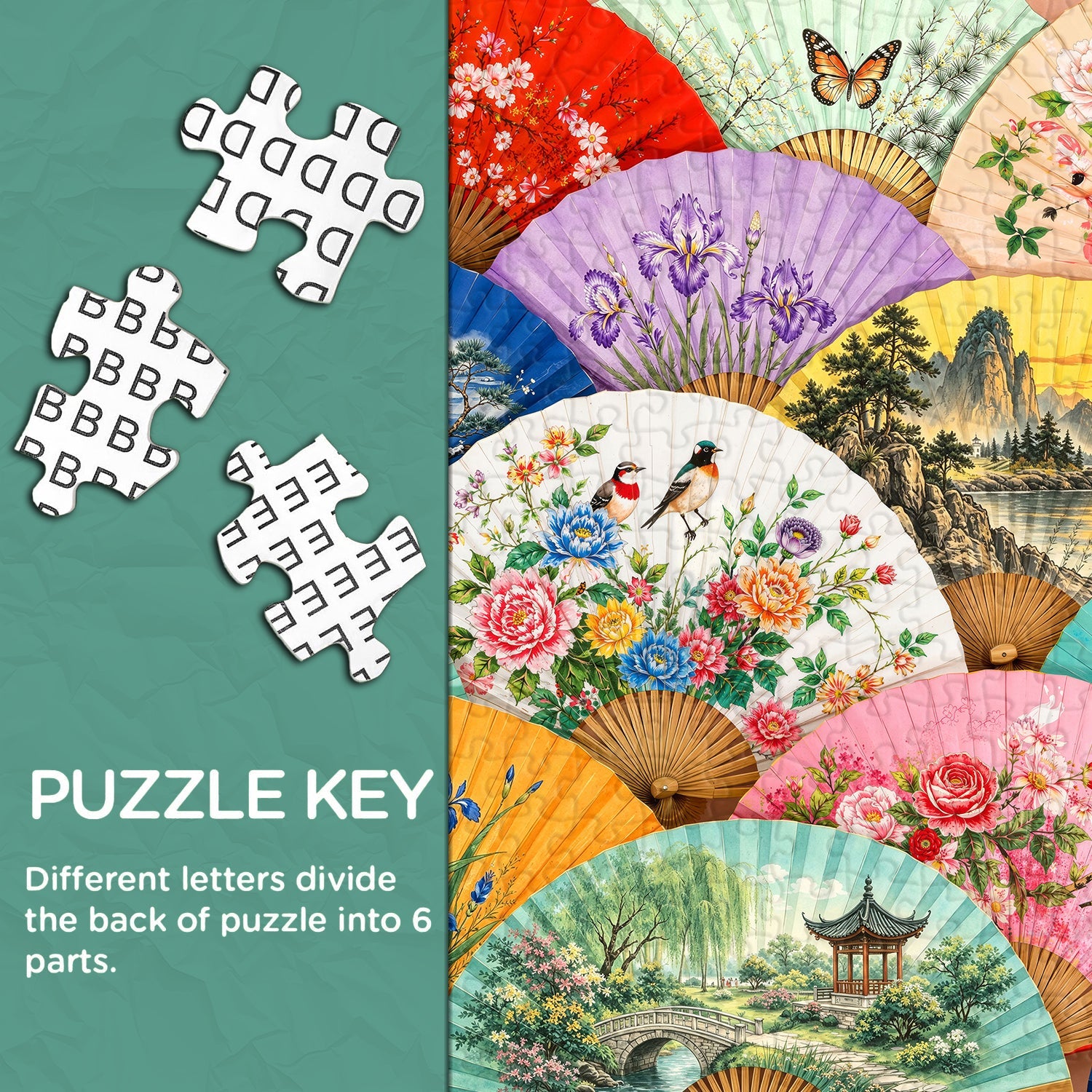 Fan Elegance Jigsaw Puzzle 1000 Piece