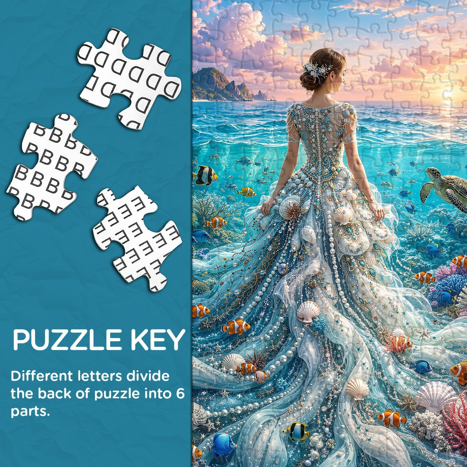 Tidal Skirt Jigsaw Puzzle 1000 Pieces