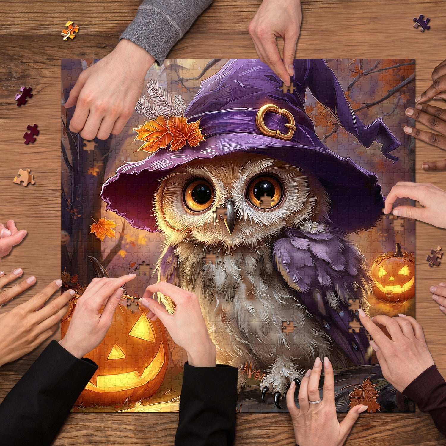 Pumpkin Mage Jigsaw Puzzle 1000 Piece