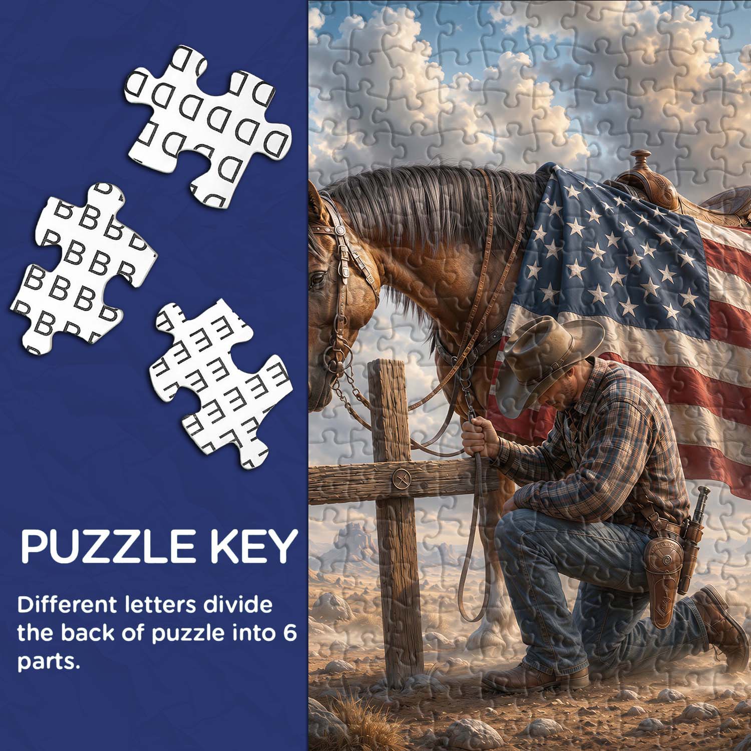 Western Faith  Jigsaw Puzzle 1000 Piece