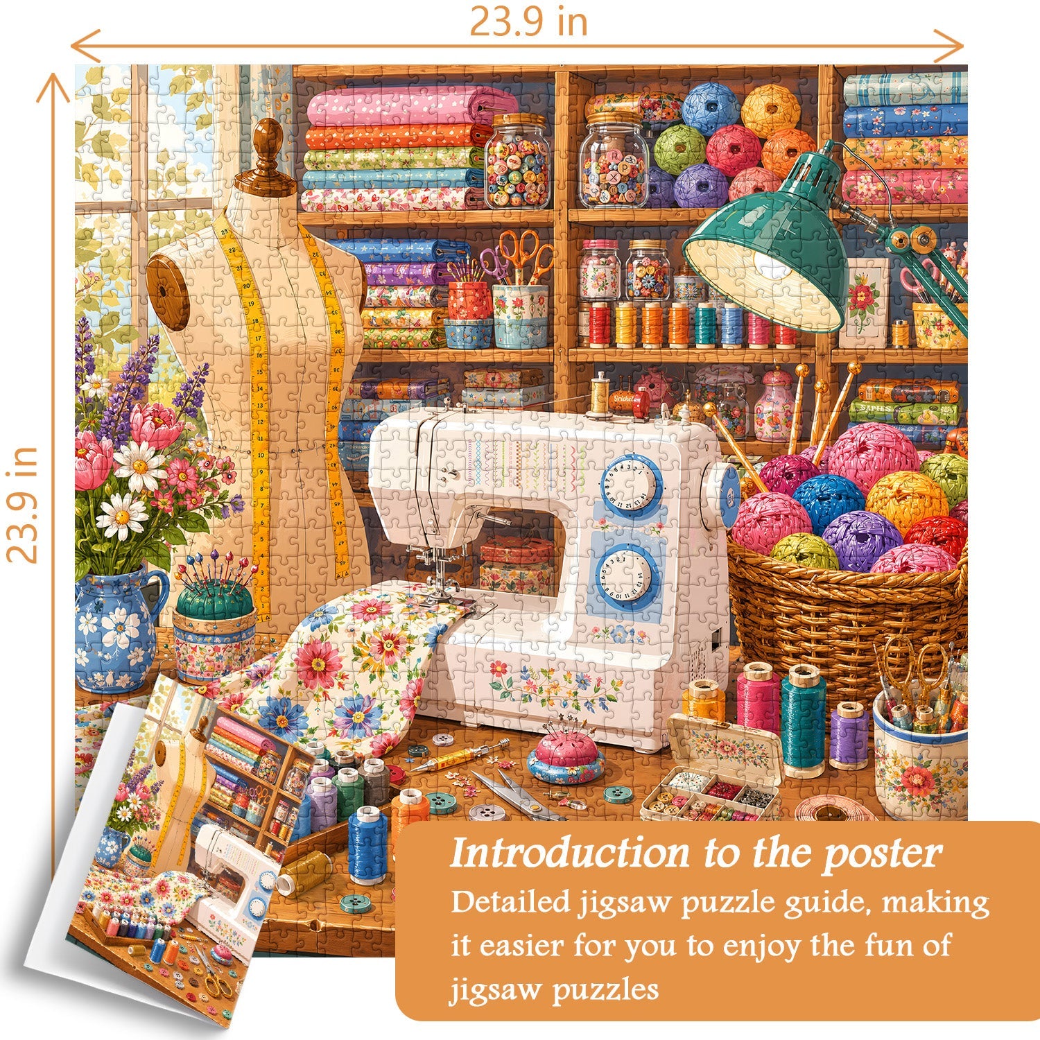 Crafting Corner Jigsaw Puzzle 1000 Pieces