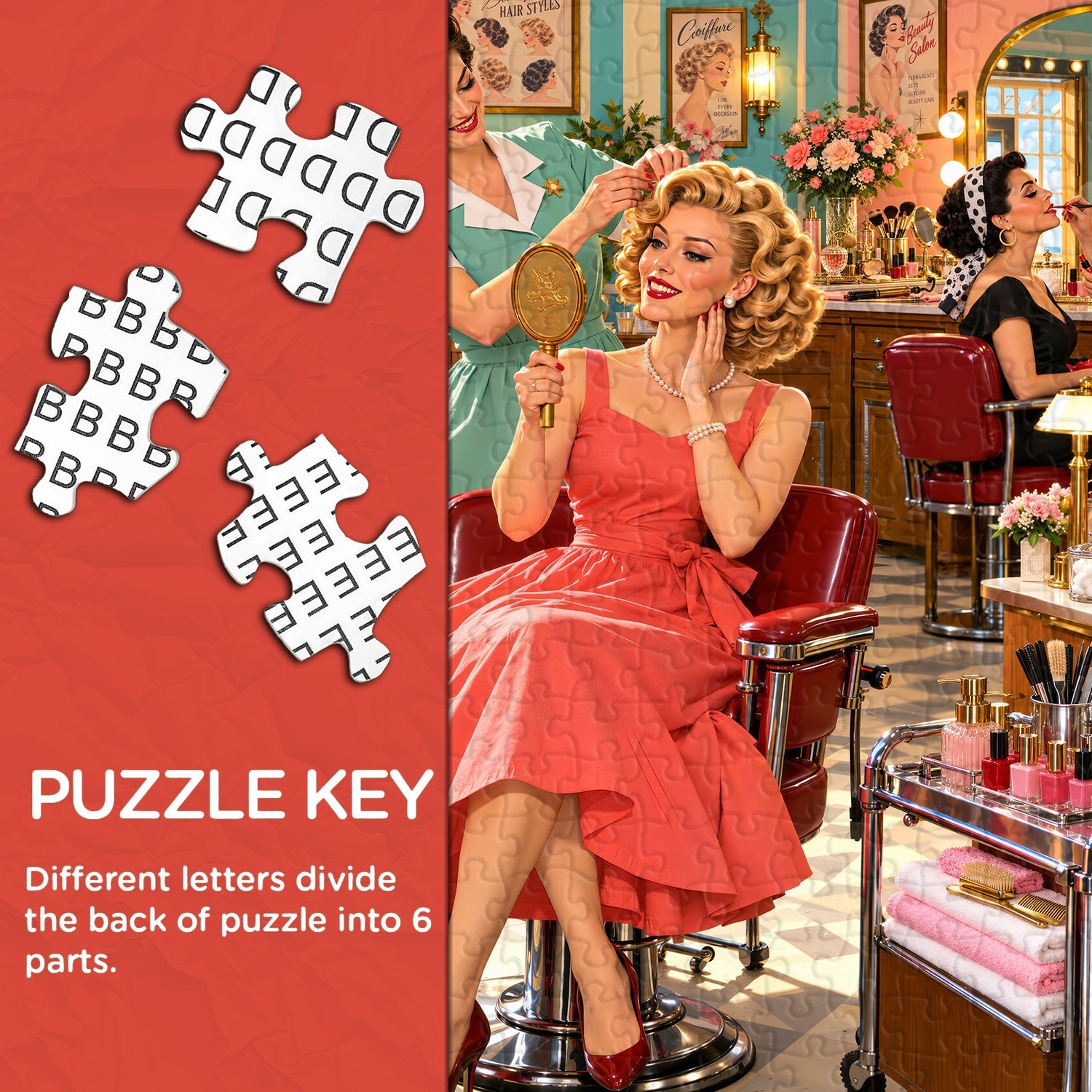 Retro Beauty Salon Jigsaw Puzzle 1000 Pieces