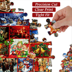 Puzzle en bois de Noël 1000 pièces