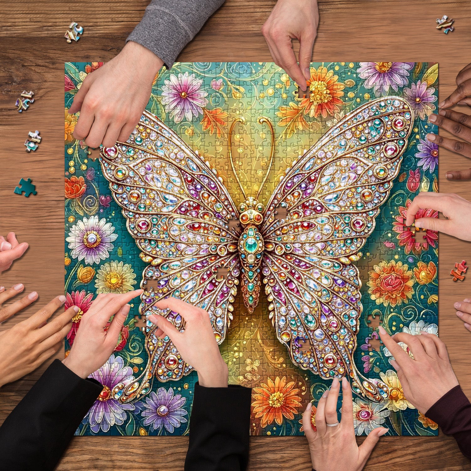 Gleaming Wings Jigsaw Puzzle 1000 Pieces