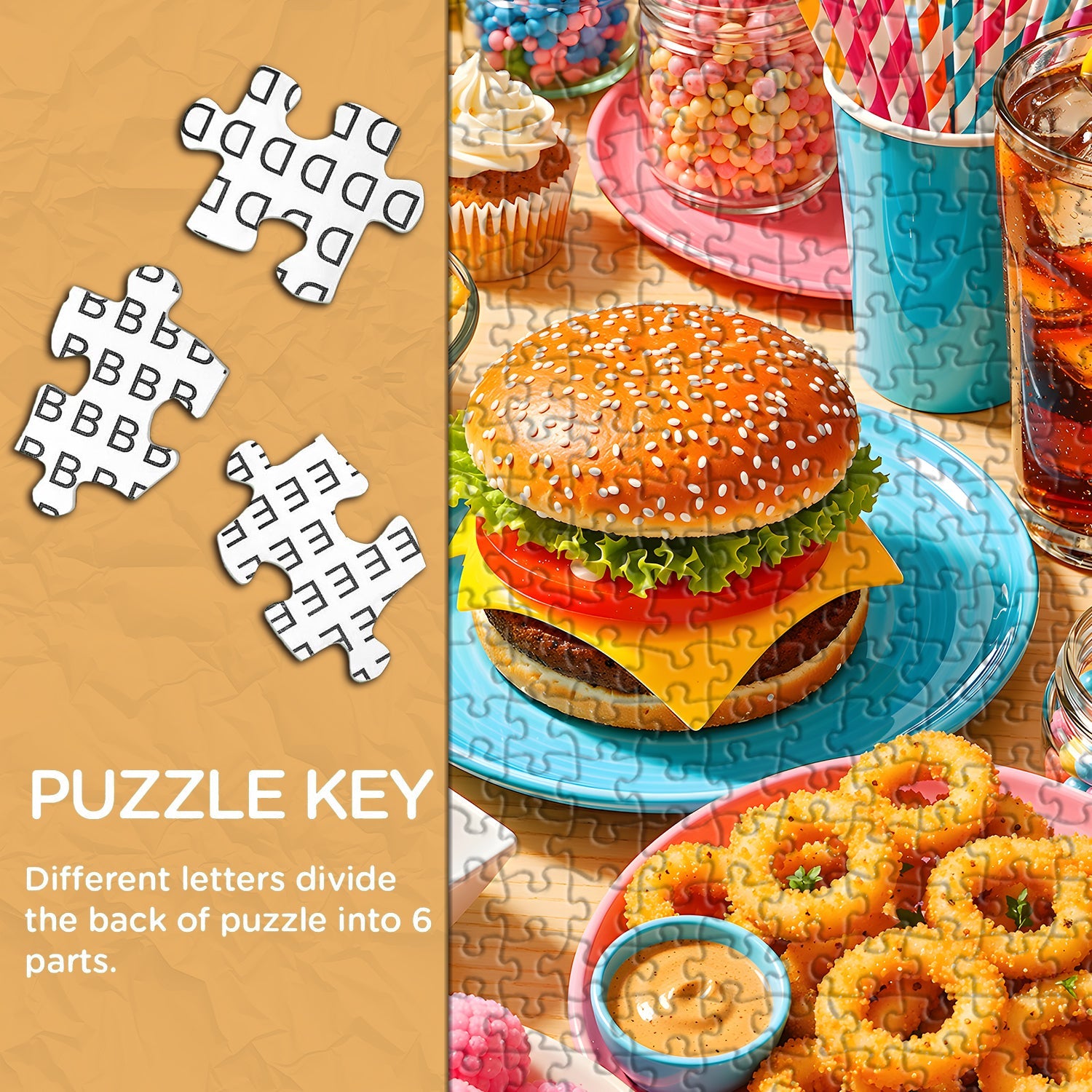 Colorful Bites Jigsaw Puzzle 1000 Pieces