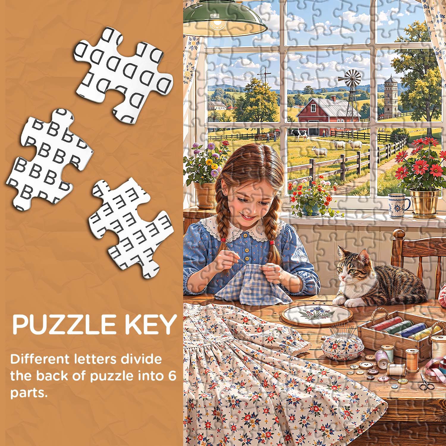 Sewing Days Jigsaw Puzzle 1000 Piece