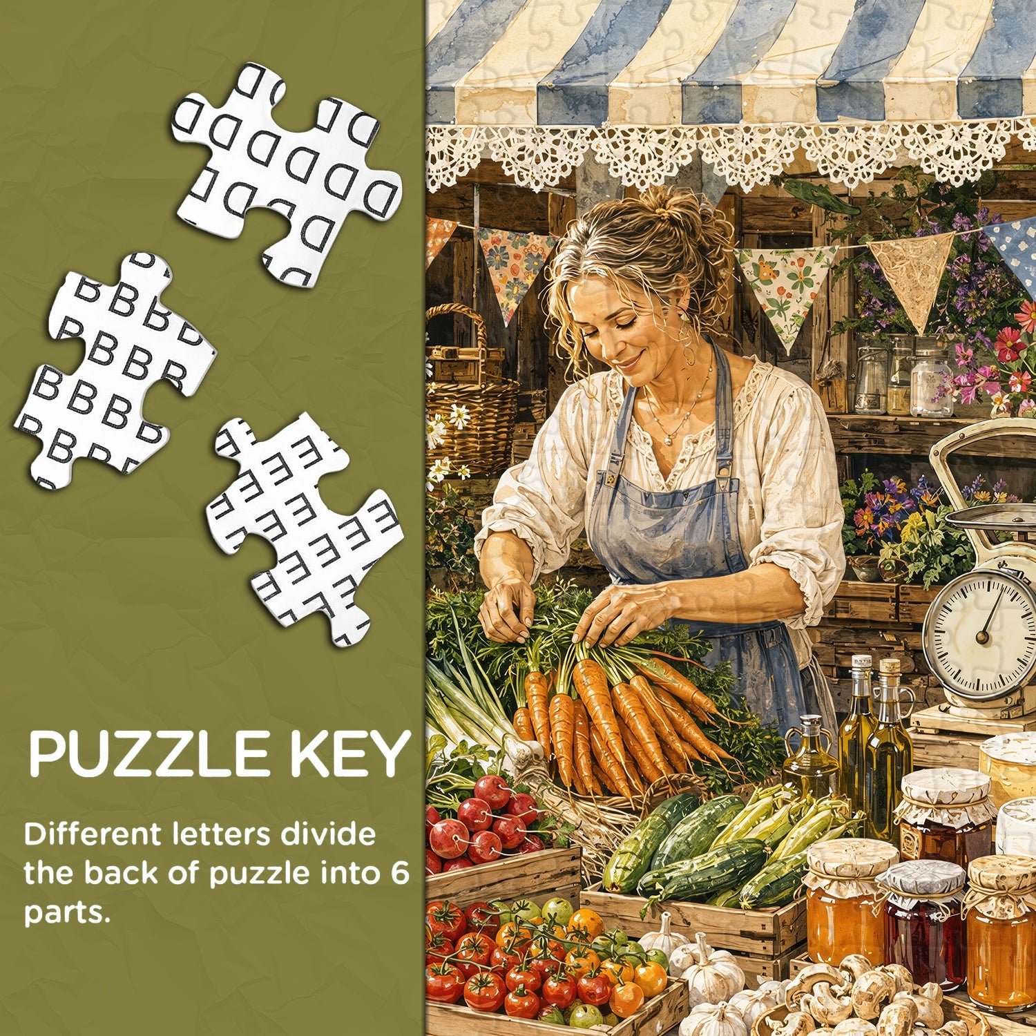Harvest Stall Jigsaw Puzzle 1000 Piece