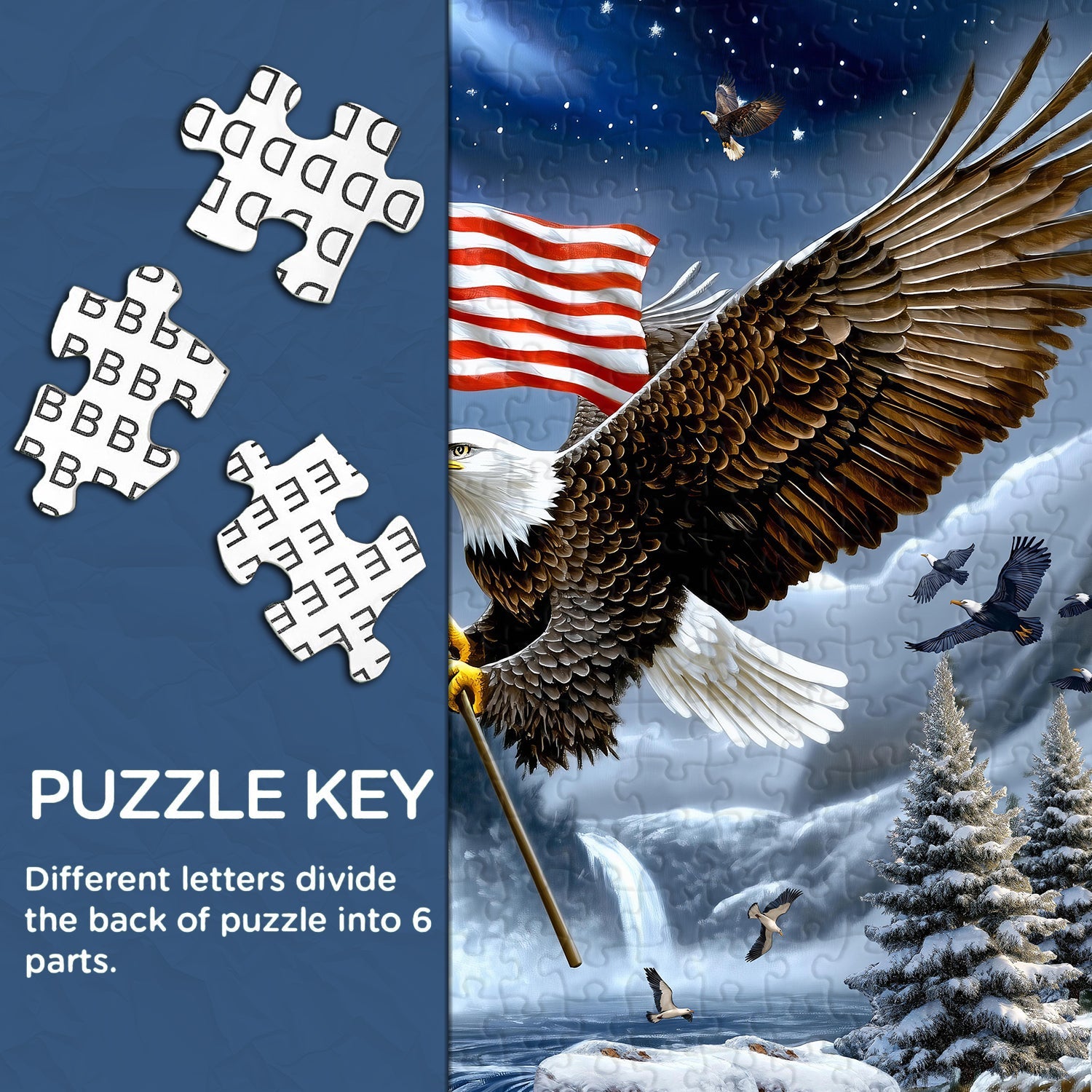 Wings of Freedom Jigsaw Puzzle 1000 Piece