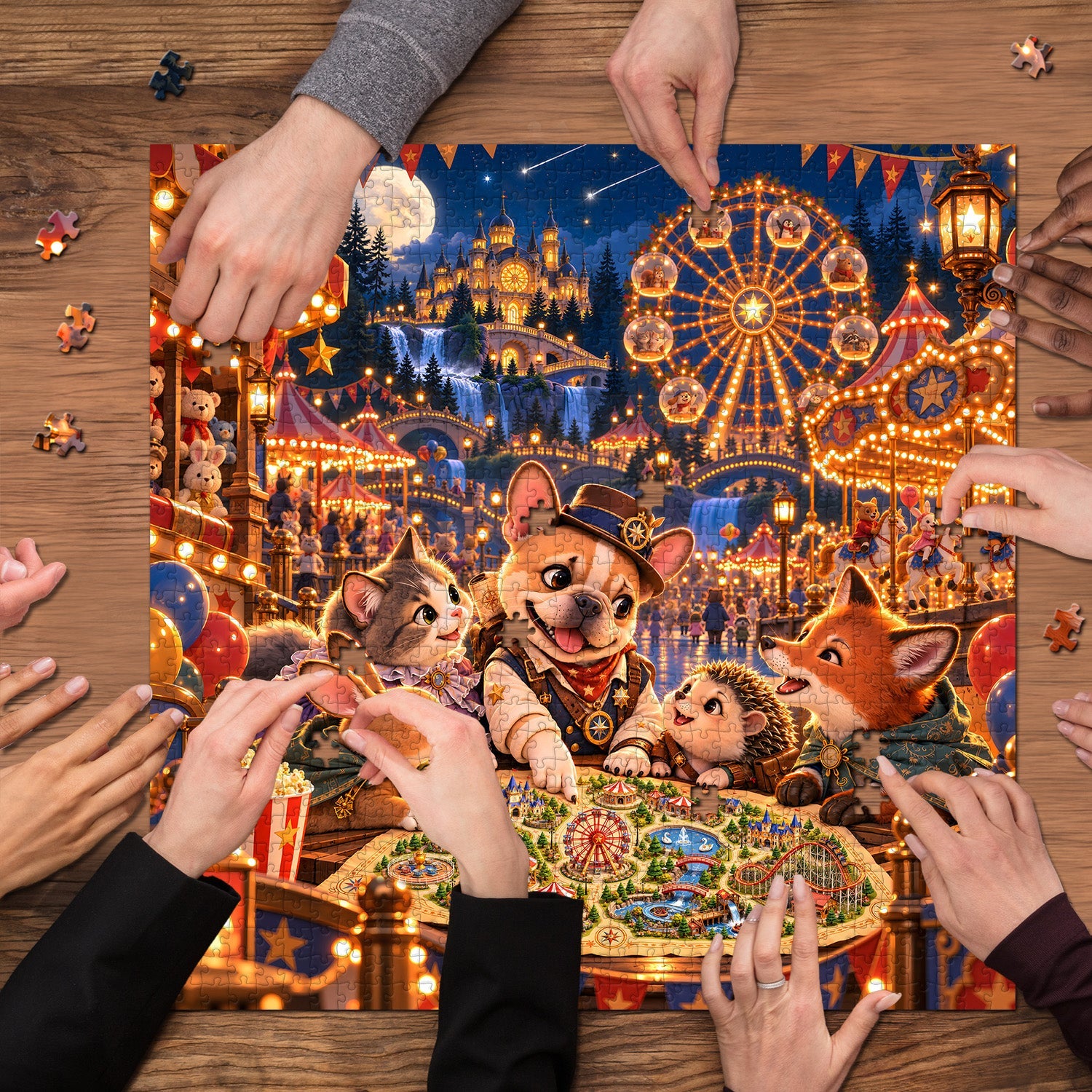 Animal Carnival Jigsaw Puzzle 1000 Pieces