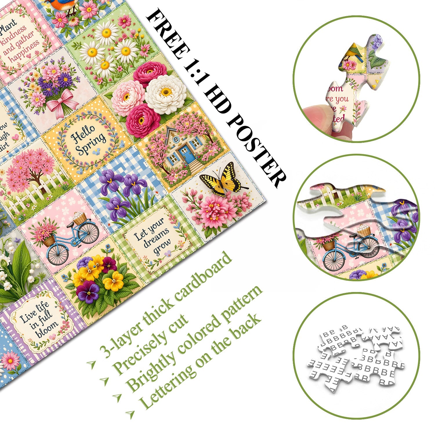 Hello Spring Jigsaw Puzzle 1000 Pieces