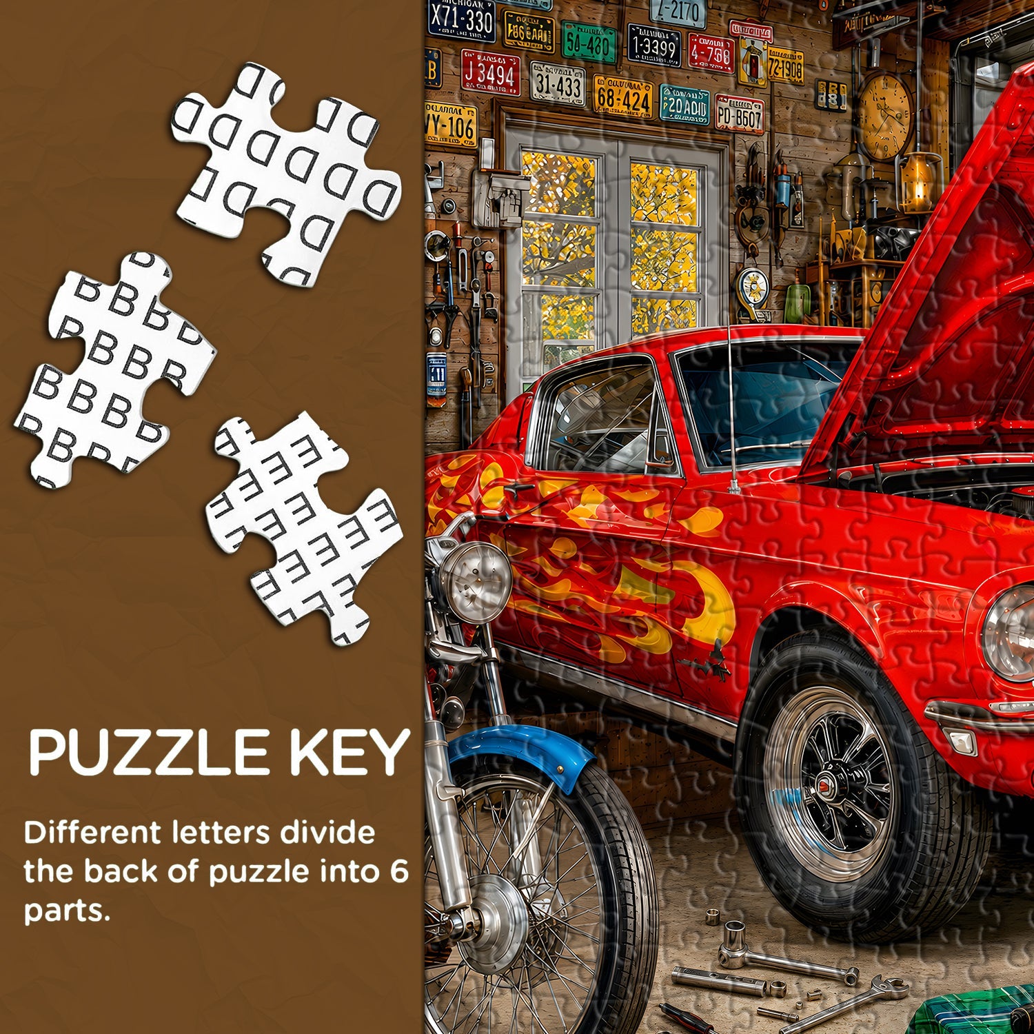 Retro Garage Jigsaw Puzzle 1000 Piece