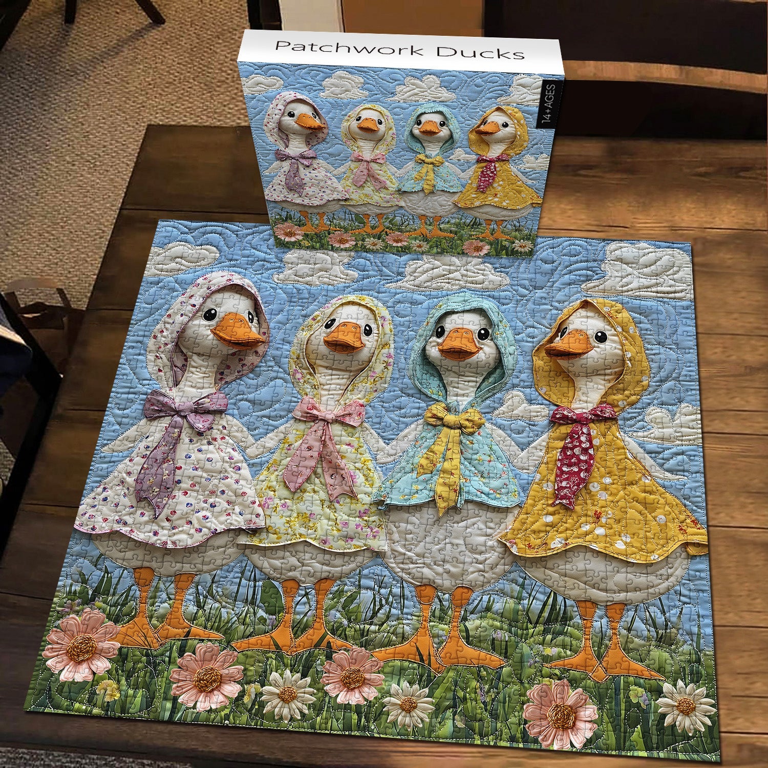 Patchwork Ducks Jigsaw Puzzle 1000 Pieces
