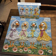 Patchwork Ducks Jigsaw Puzzle 1000 Pieces