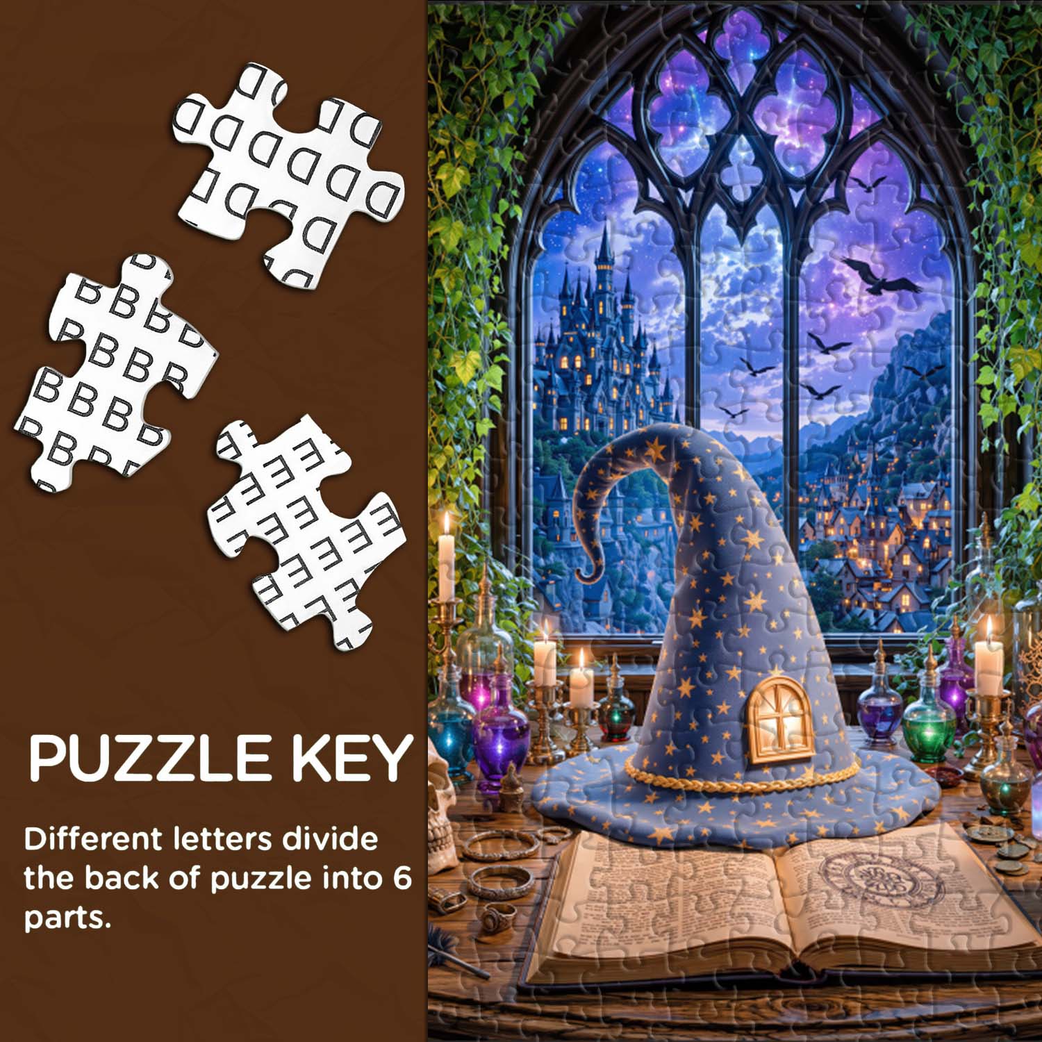 Stardust Wizard Hat Jigsaw Puzzle 1000 Piece