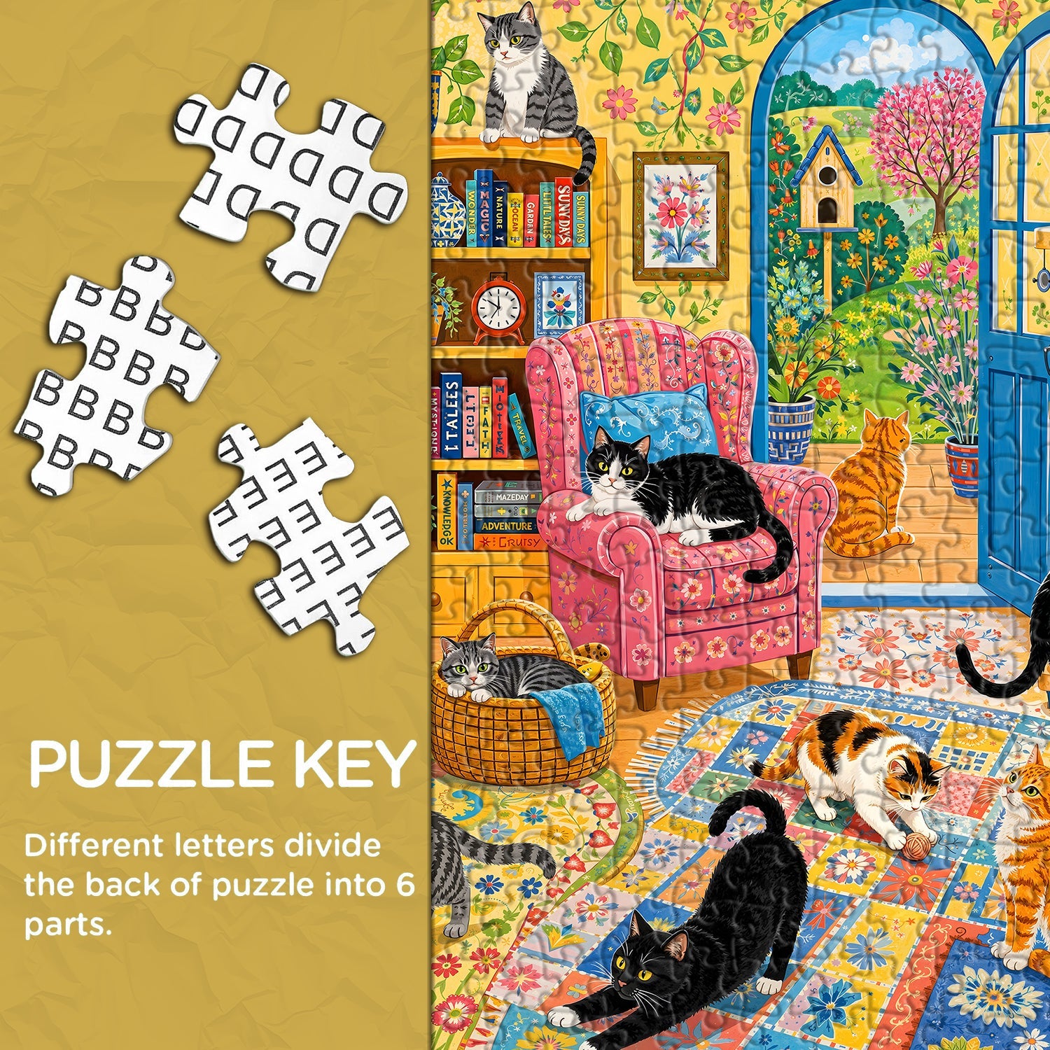 Kitty Cottage Jigsaw Puzzle 1000 Piece