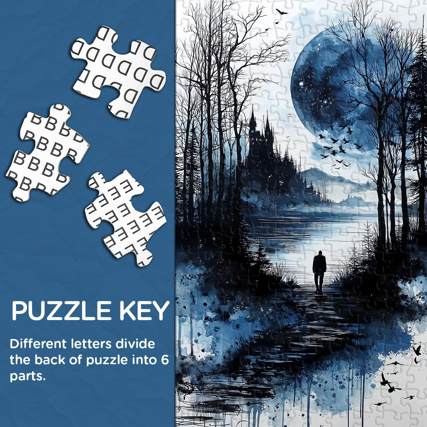 Puzzle 1000 Pièces Lone Shadow Lake
