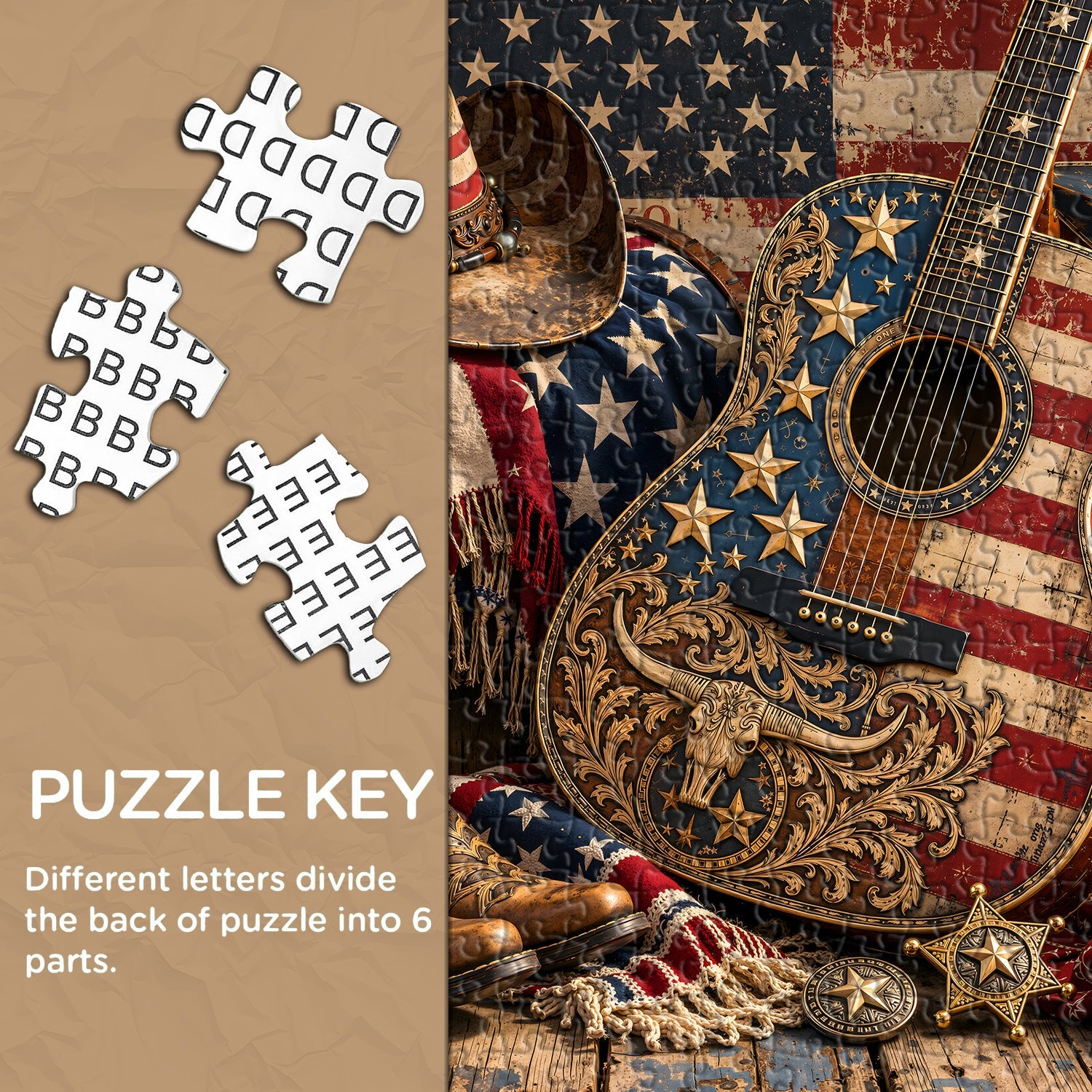 Western Freedom Melody Jigsaw Puzzle 1000 Pieces