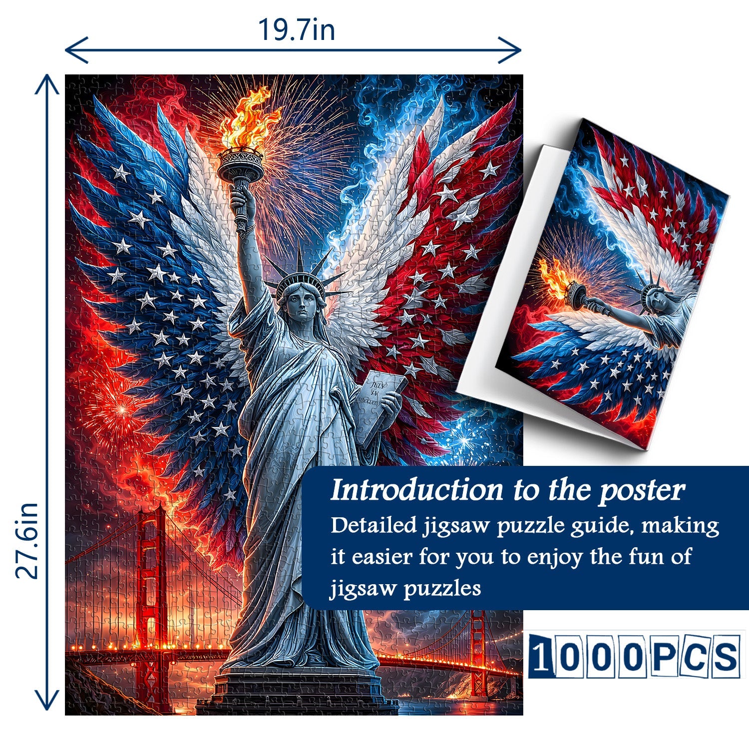 Guardian of Liberty Jigsaw Puzzle 1000 Pieces