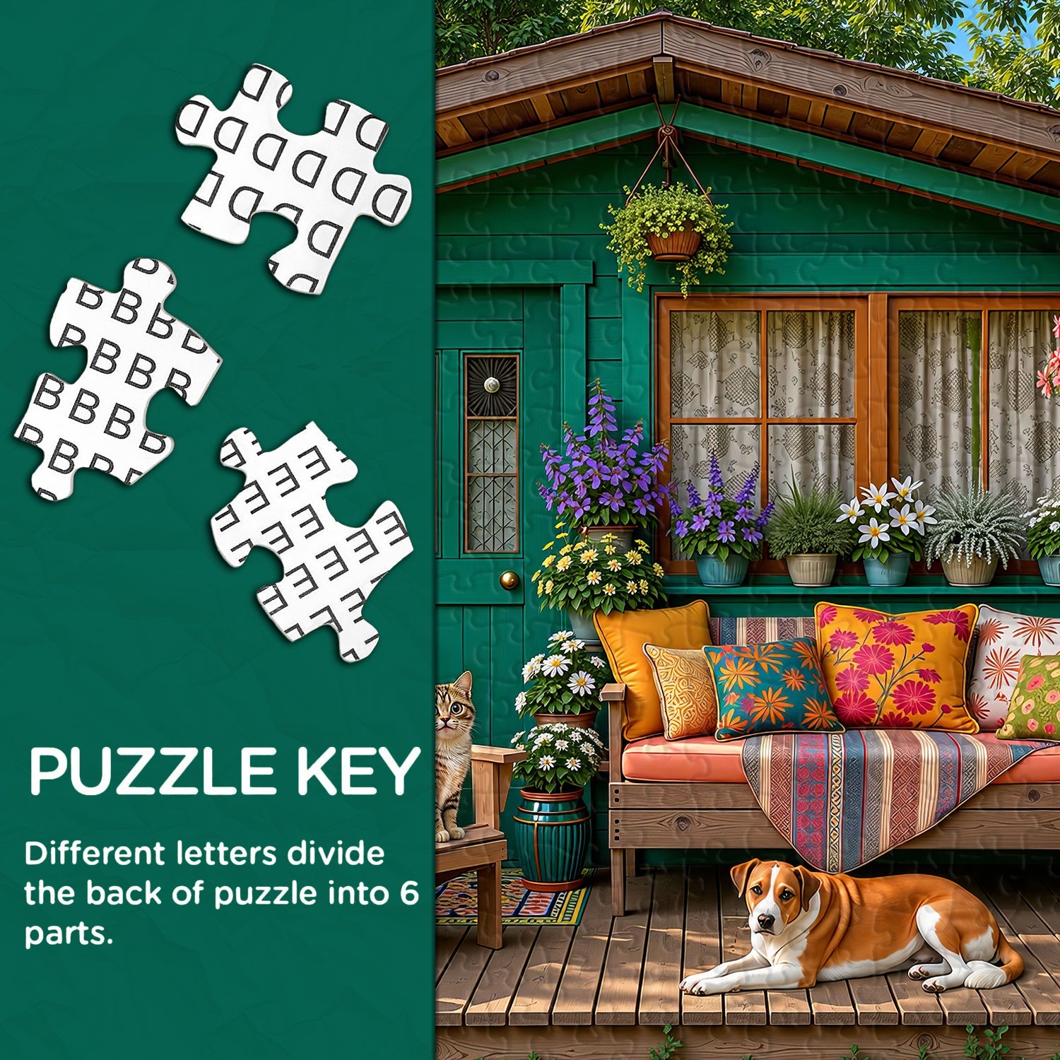 Sunlit Porch Retreat Jigsaw Puzzle 1000 Pieces