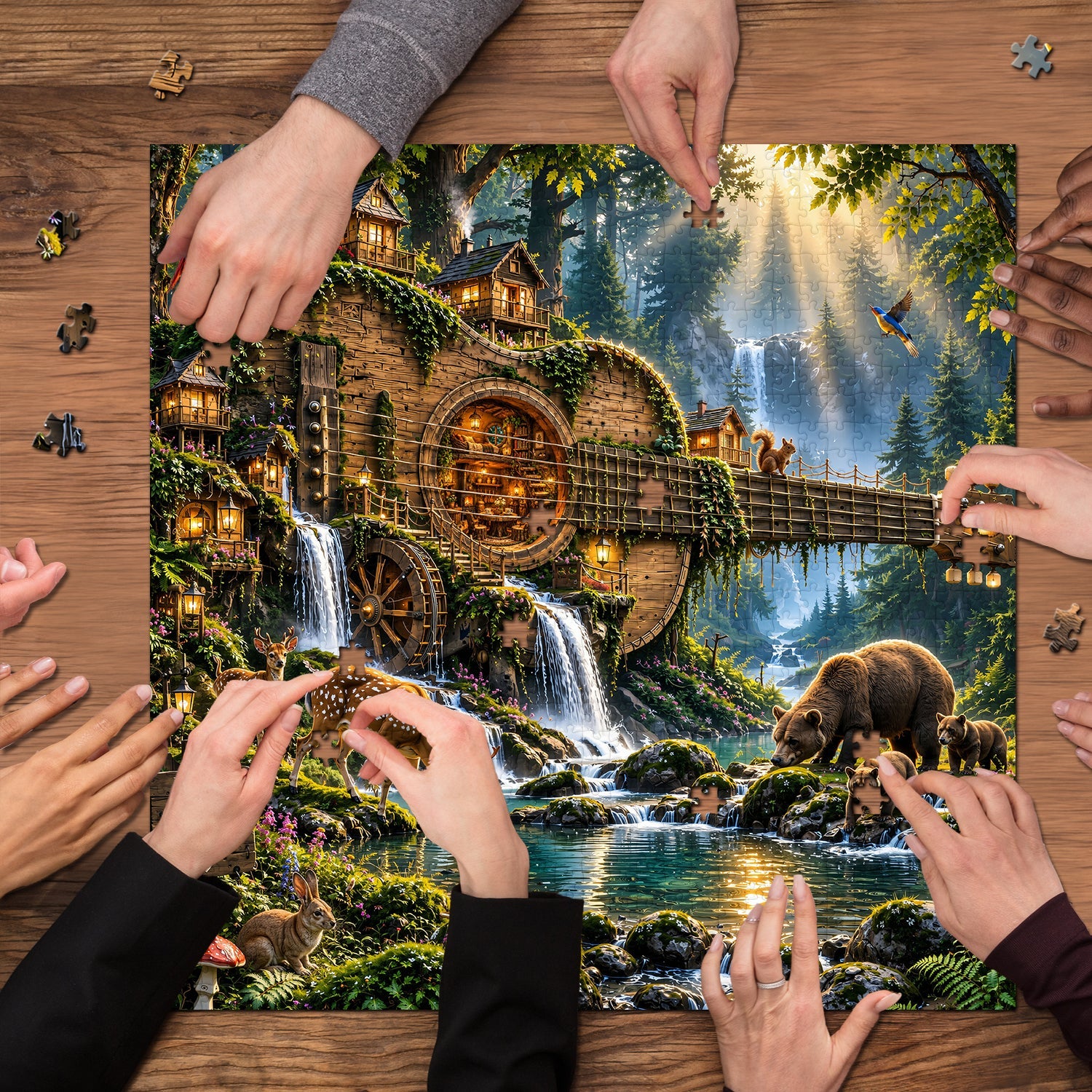 Forest Guitar Secret Realm Puzzle 1000 Pieces