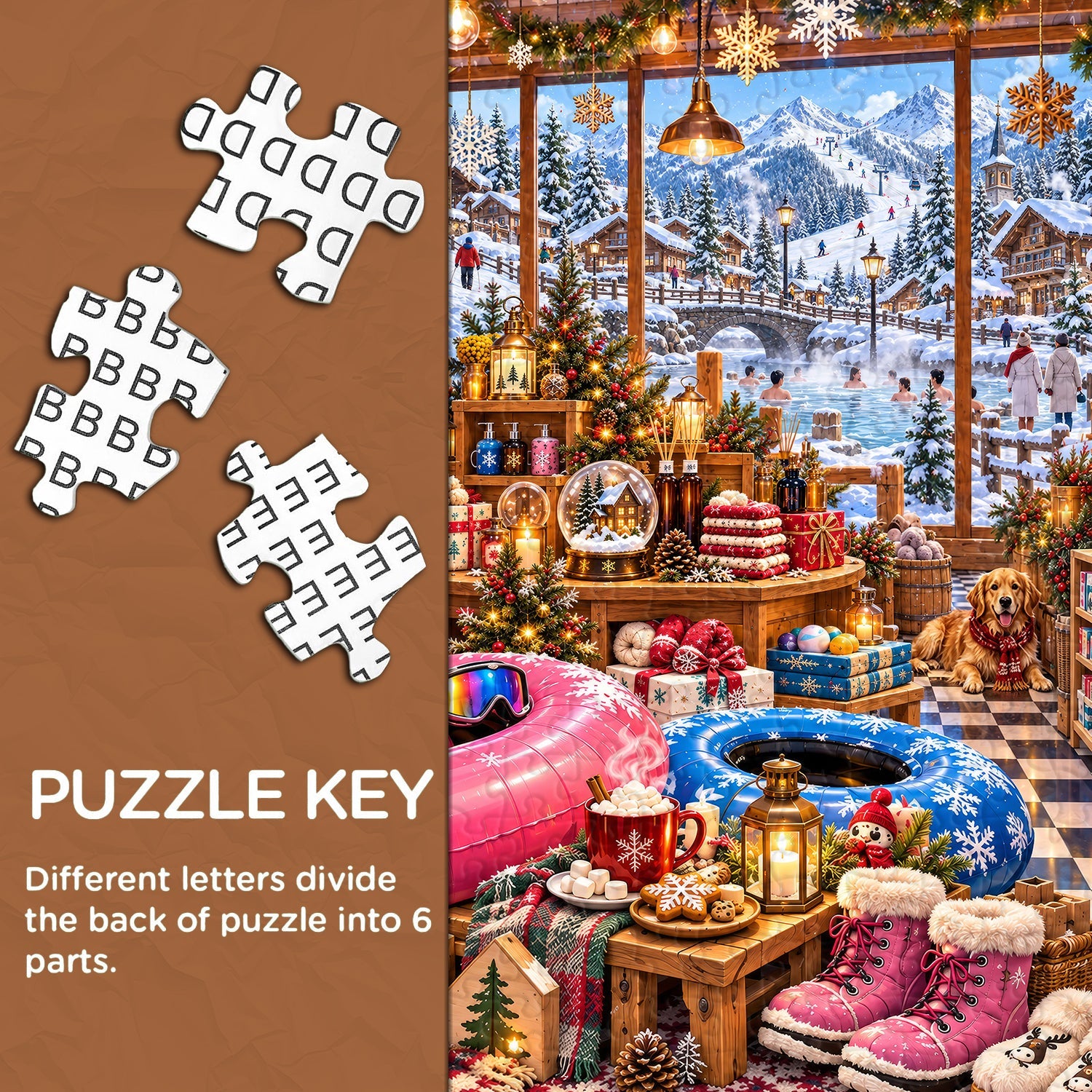 Winter Ski Shop Jigsaw Puzzle 1000 Piece