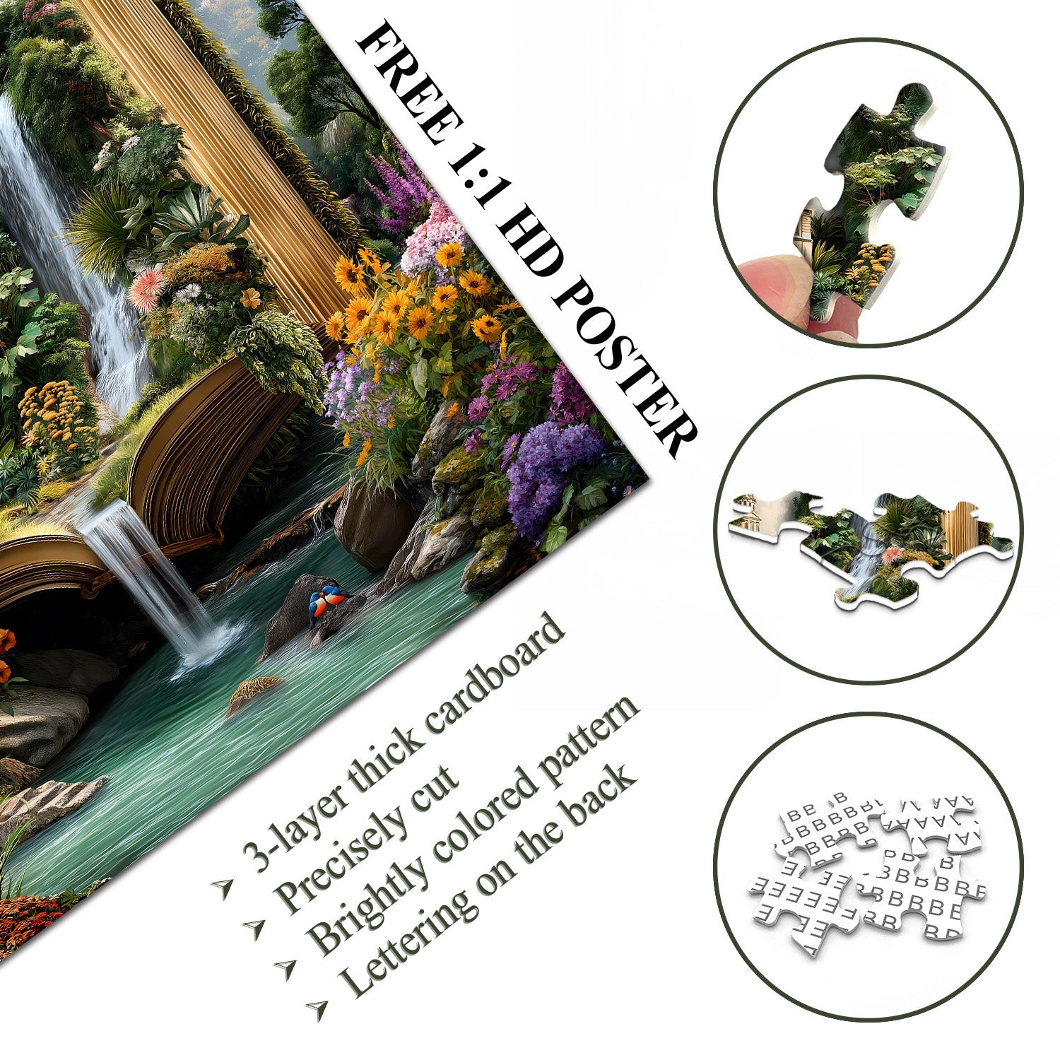 Dreamlike Book Realm Jigsaw Puzzle 1000 Pieces