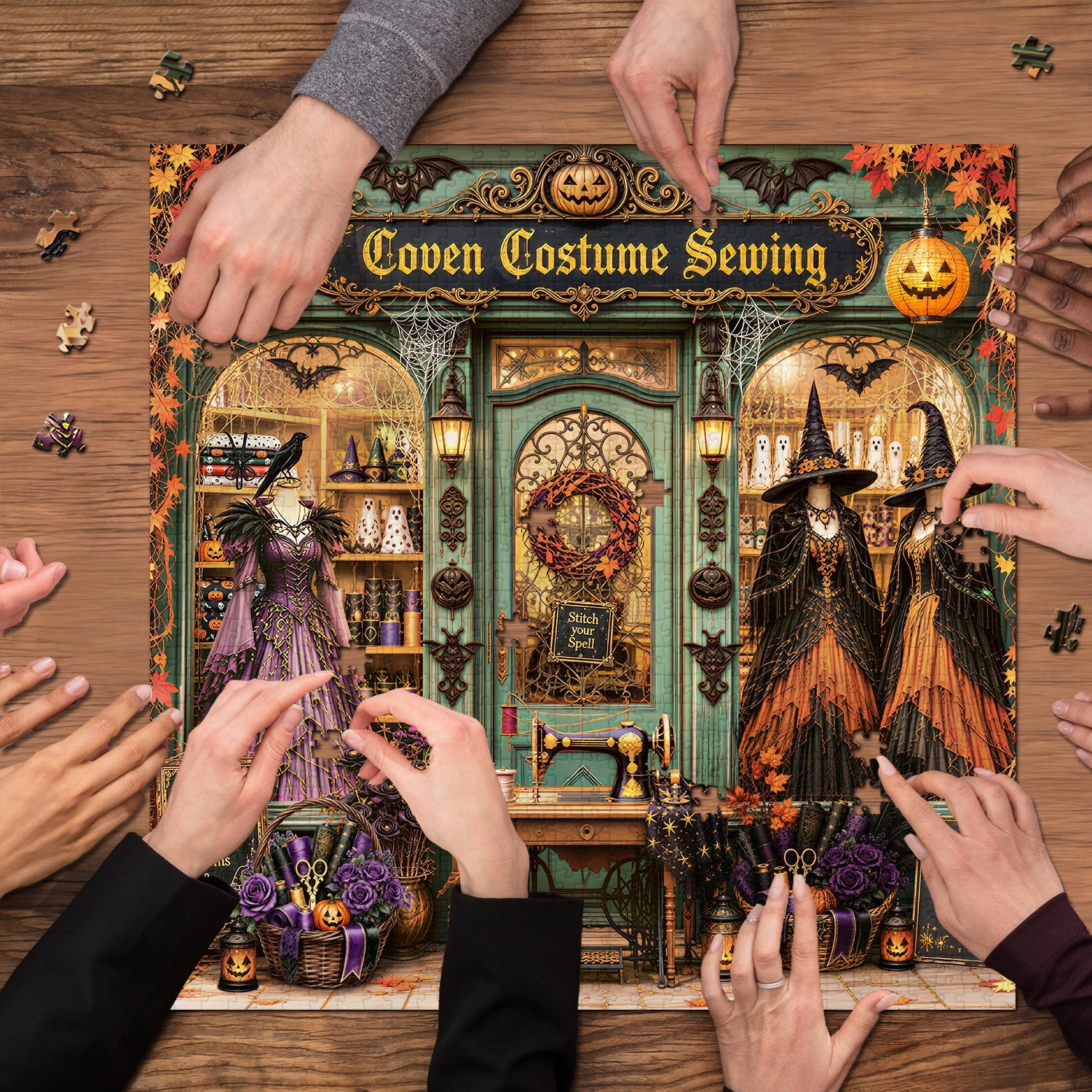 Coven Costume Sewing Jigsaw Puzzle 1000 Piece