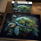 Earth Turtle Jigsaw Puzzles 1000 Pieces