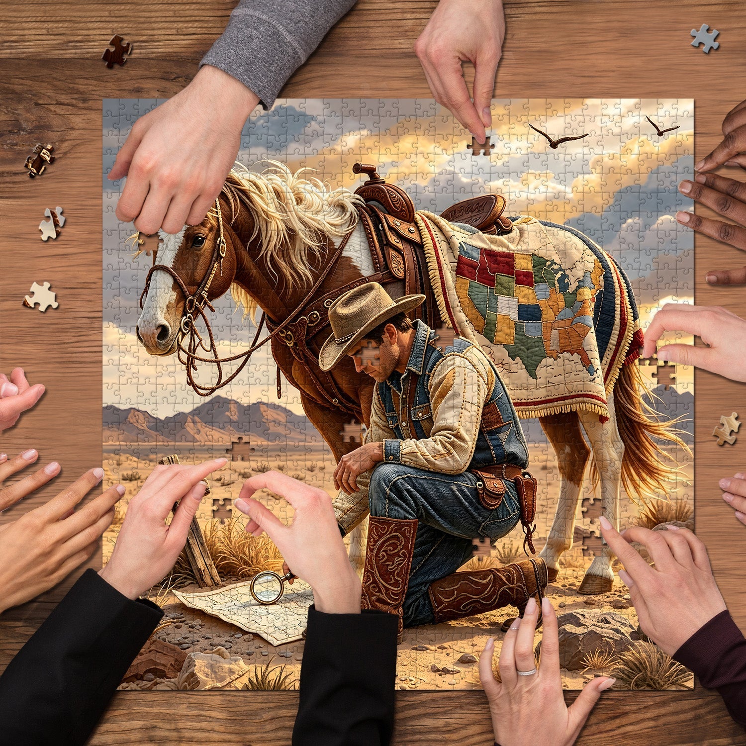 The Desert Prospector Jigsaw Puzzle 1000 Piece