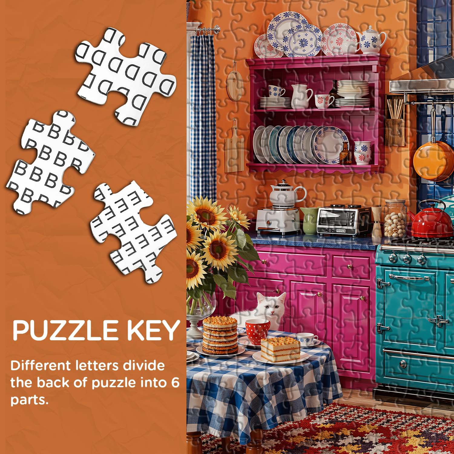 Colorful Kitchen Jigsaw Puzzle 1000 Piece