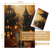 Mystic Pumpkin Town Jigsaw Puzzle 1000 Pieces