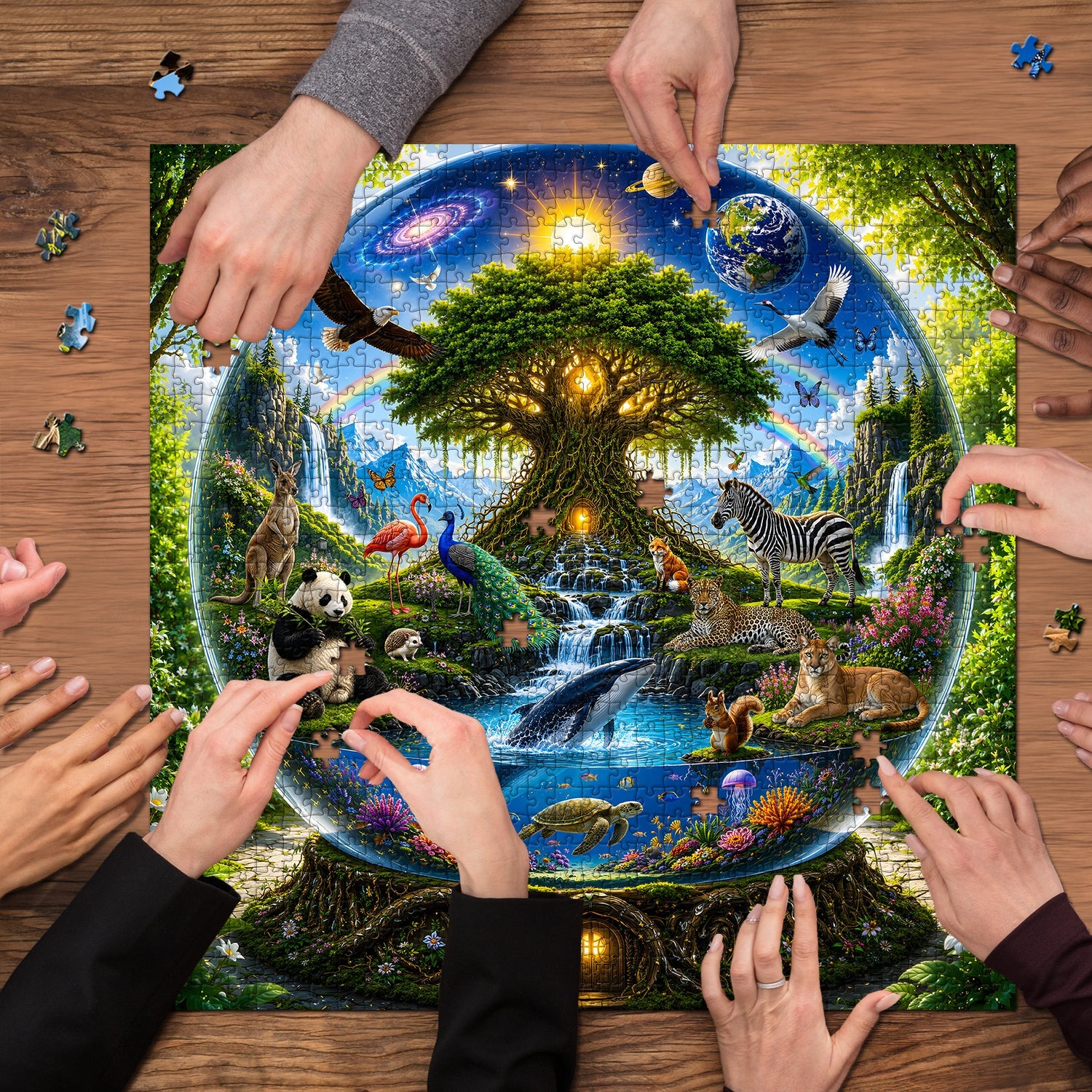Cosmic Eden Jigsaw Puzzle 1000 Pieces