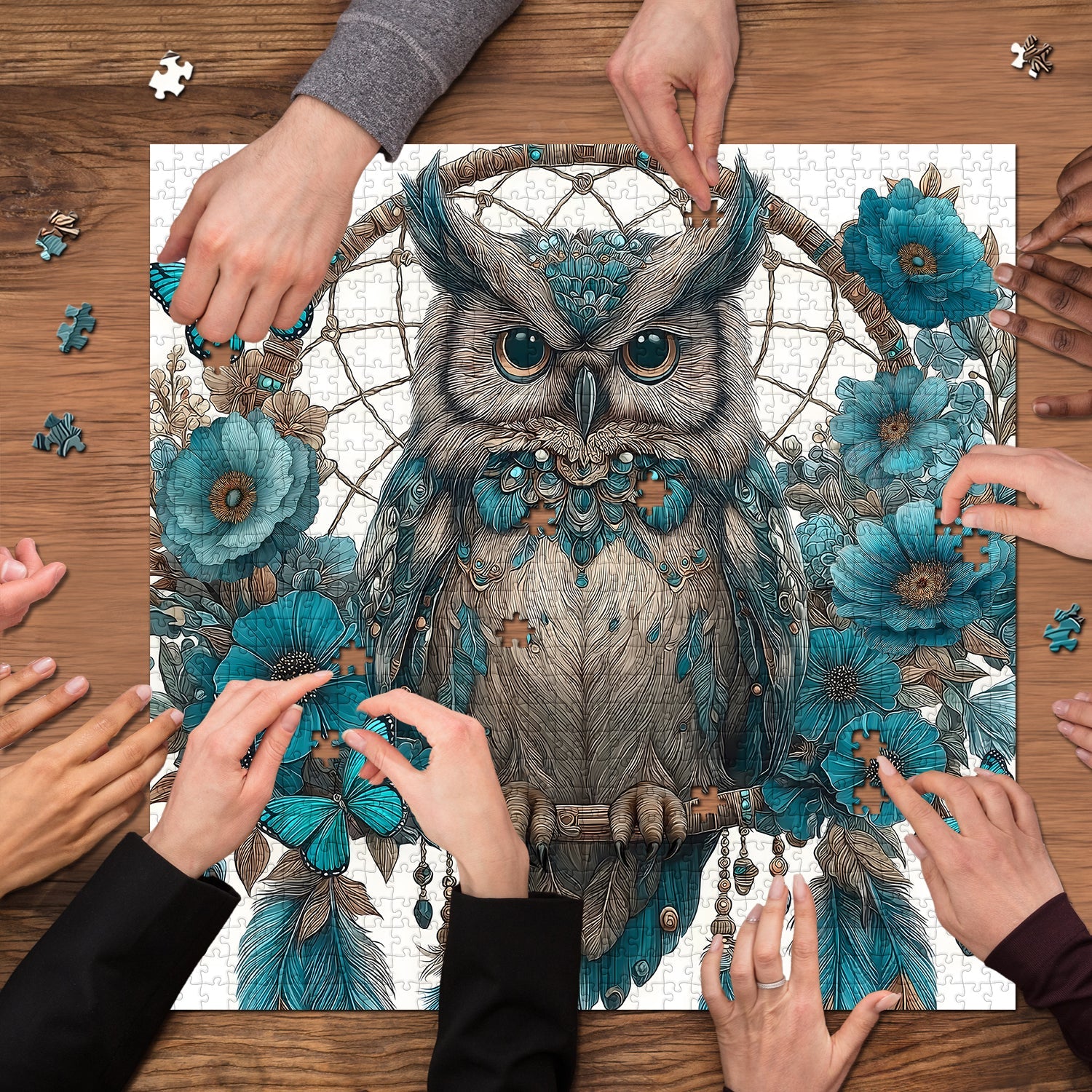 Owl Dreamcatcher Jigsaw Puzzle 1000 Pieces