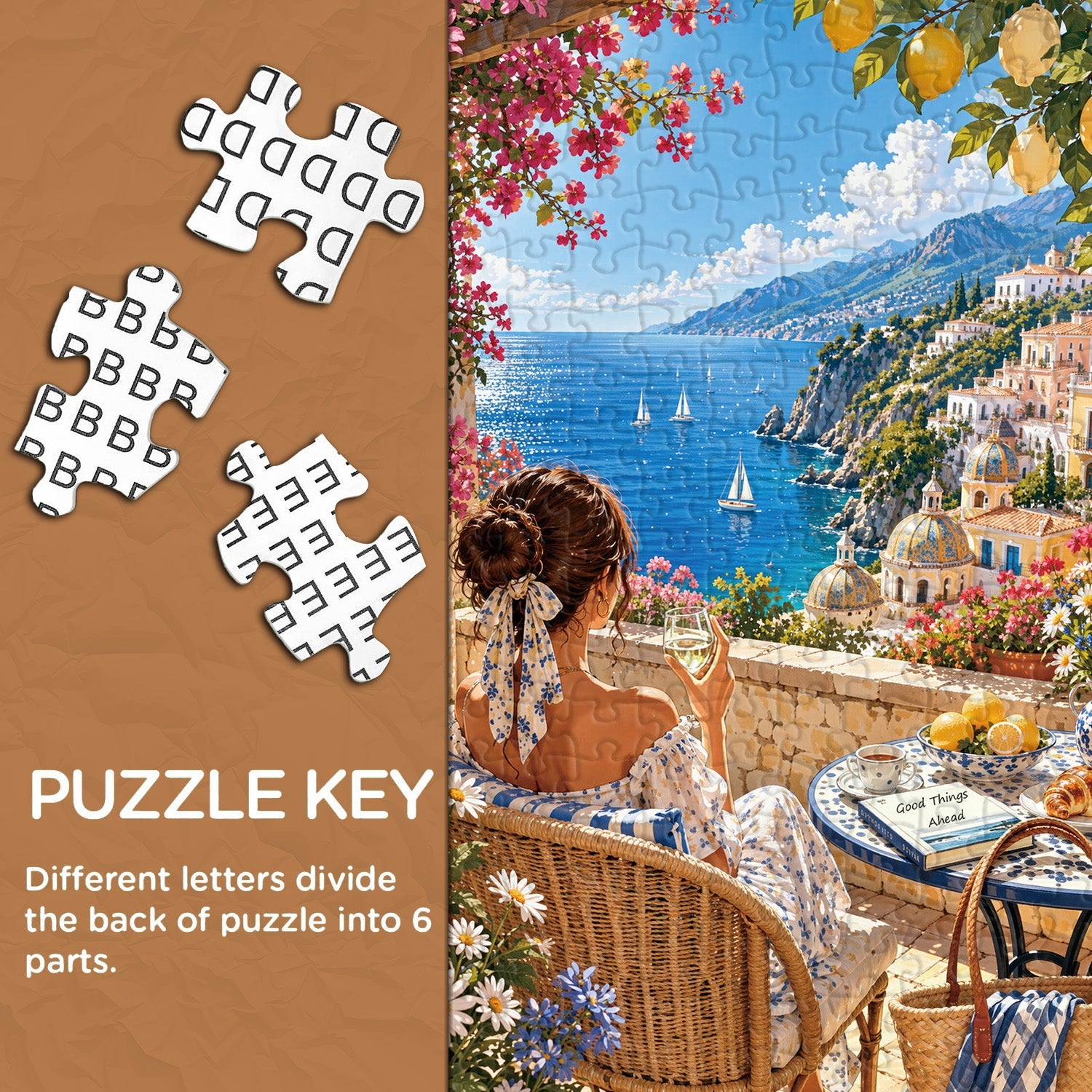Amalfi Dream Jigsaw Puzzle 1000 Pieces
