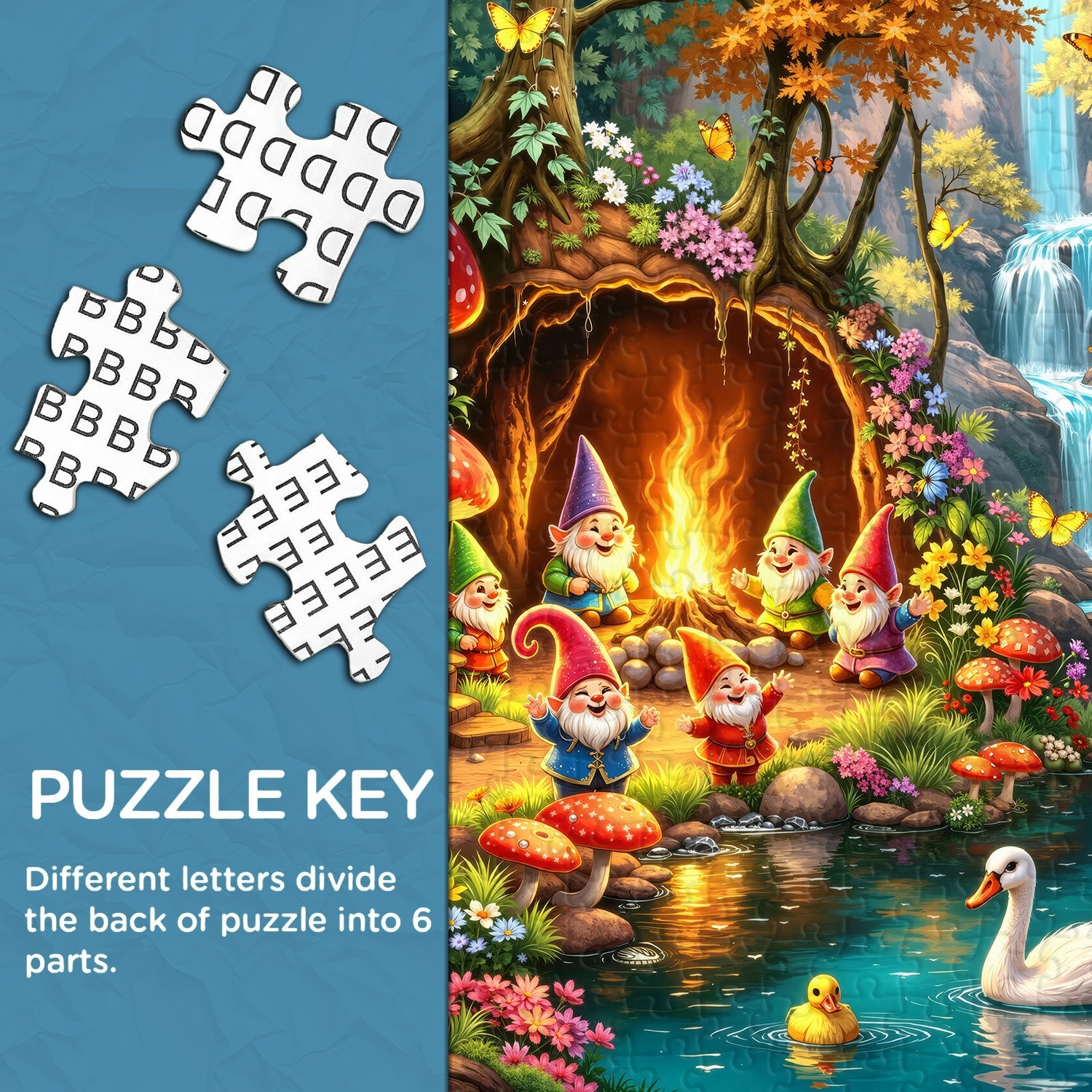 Little Dwarf Forest Party Jigsaw Puzzle 1000 Pieces