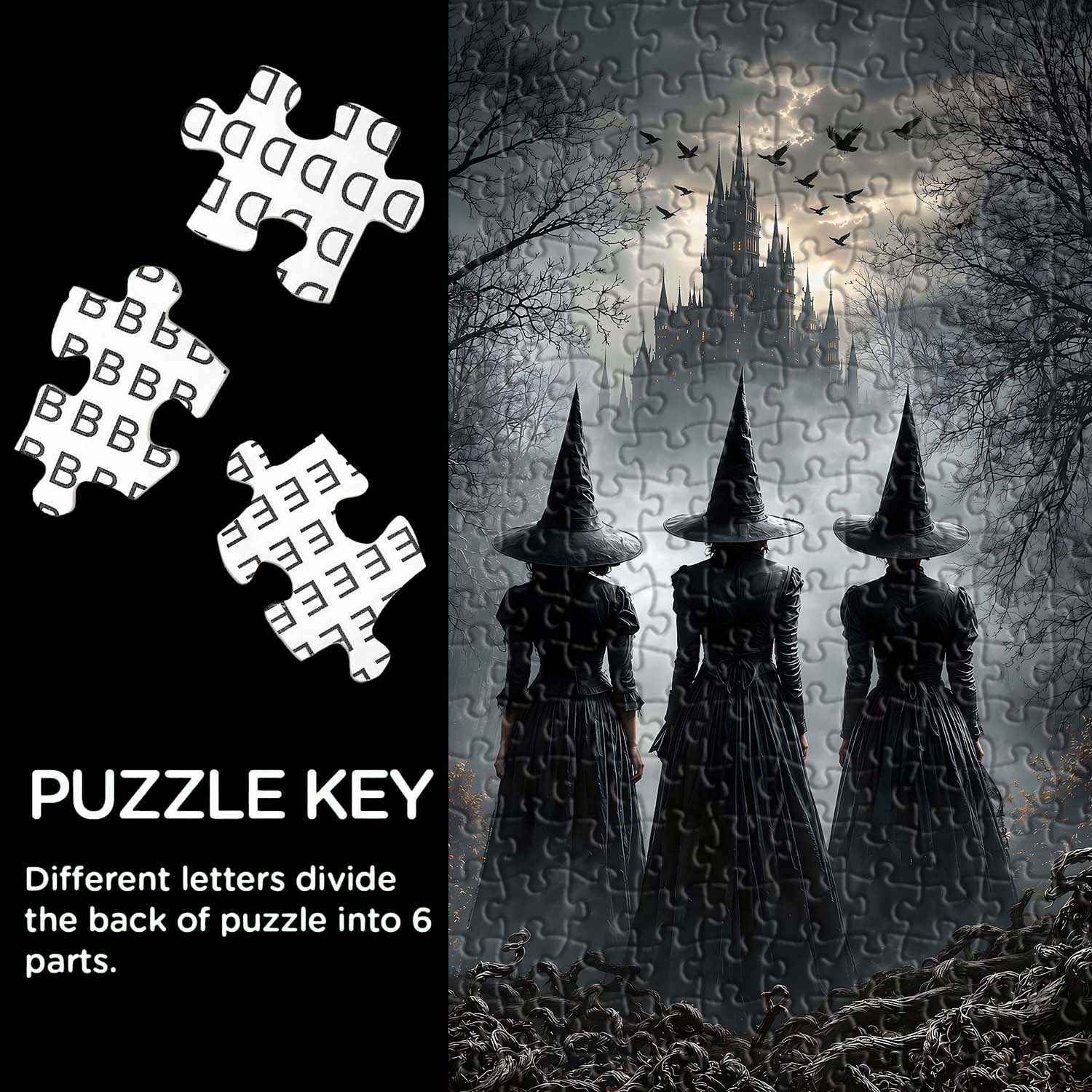 Mist Witches Jigsaw Puzzle 1000 Piece
