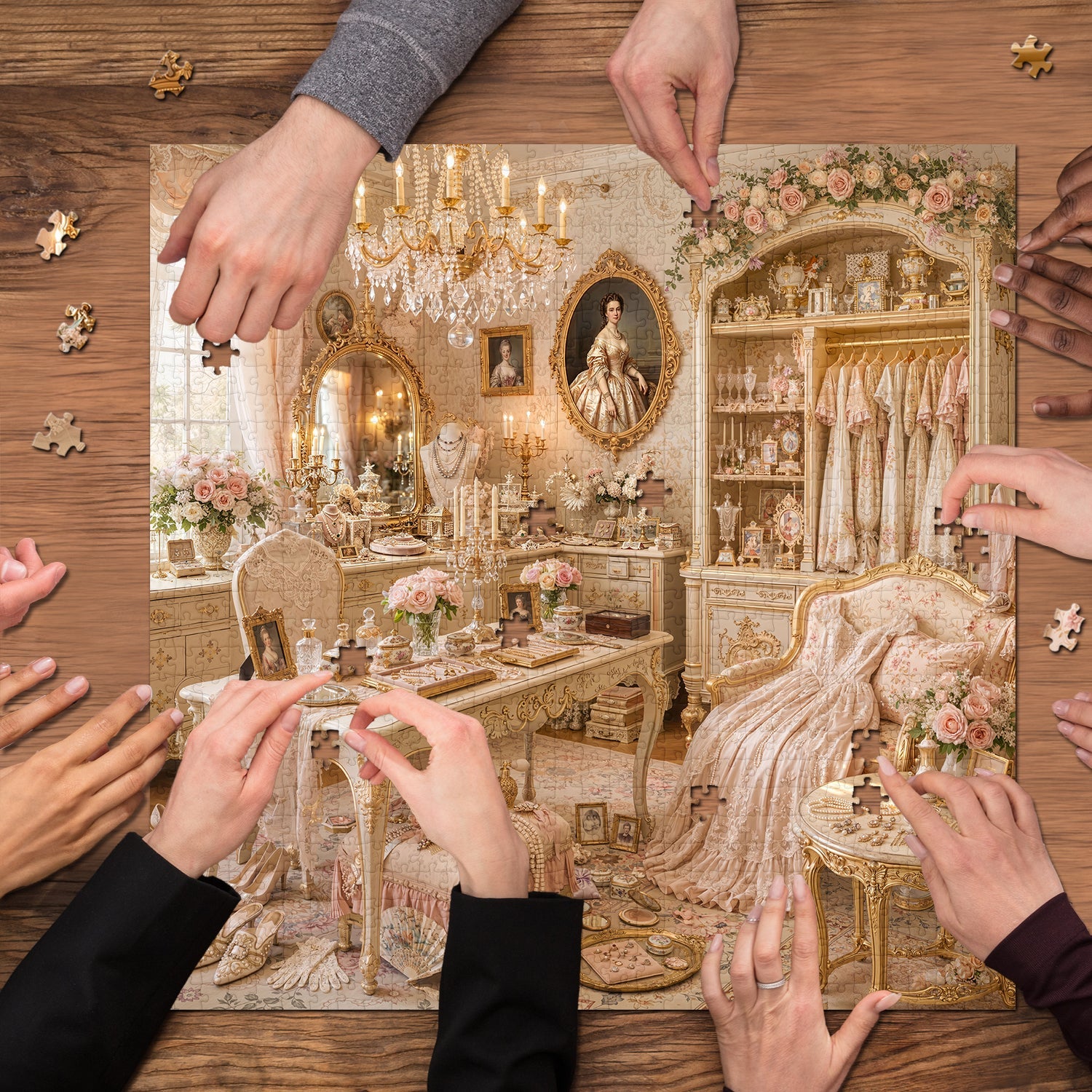 Gilded Lady’s Chamber Jigsaw Puzzle 1000 Piece