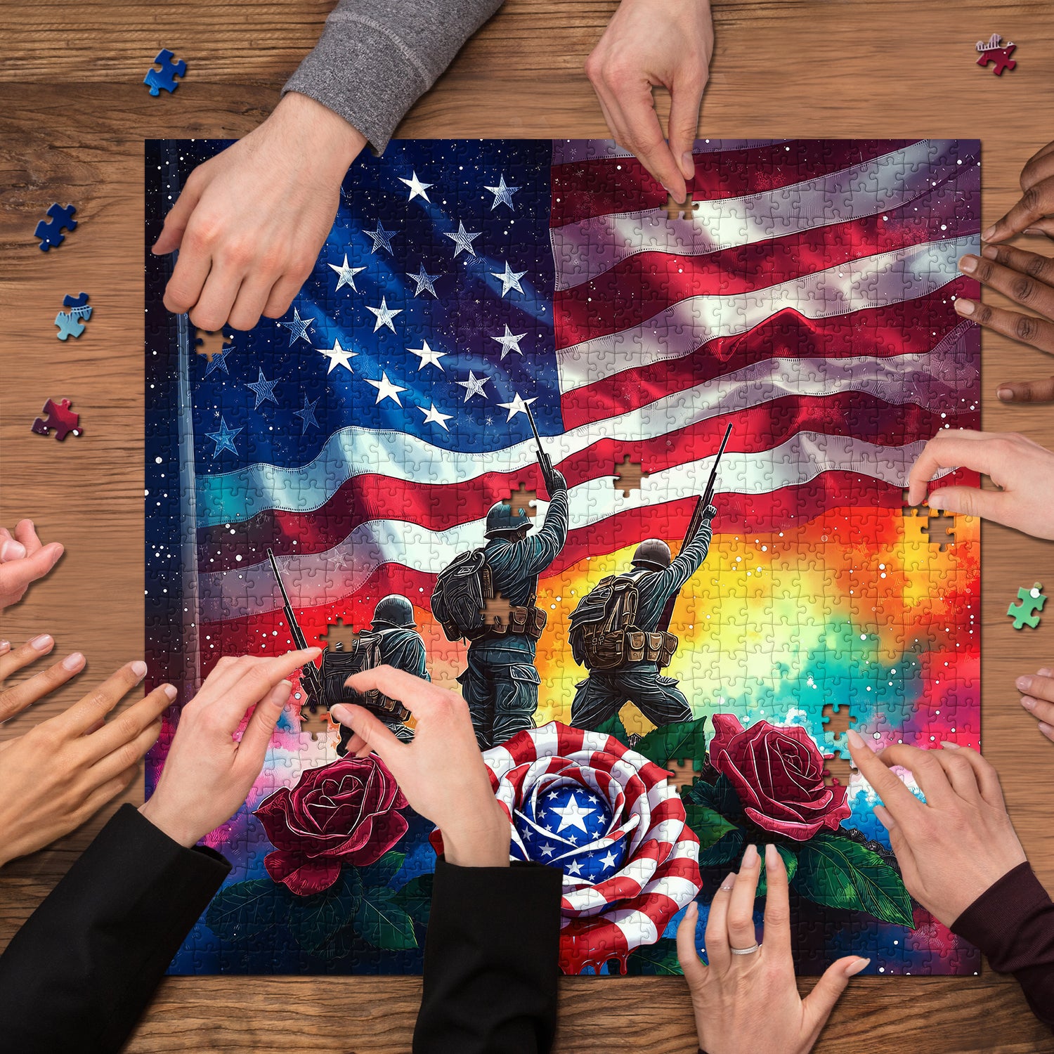 Eternal March of the Brave Jigsaw Puzzle 1000 Pieces