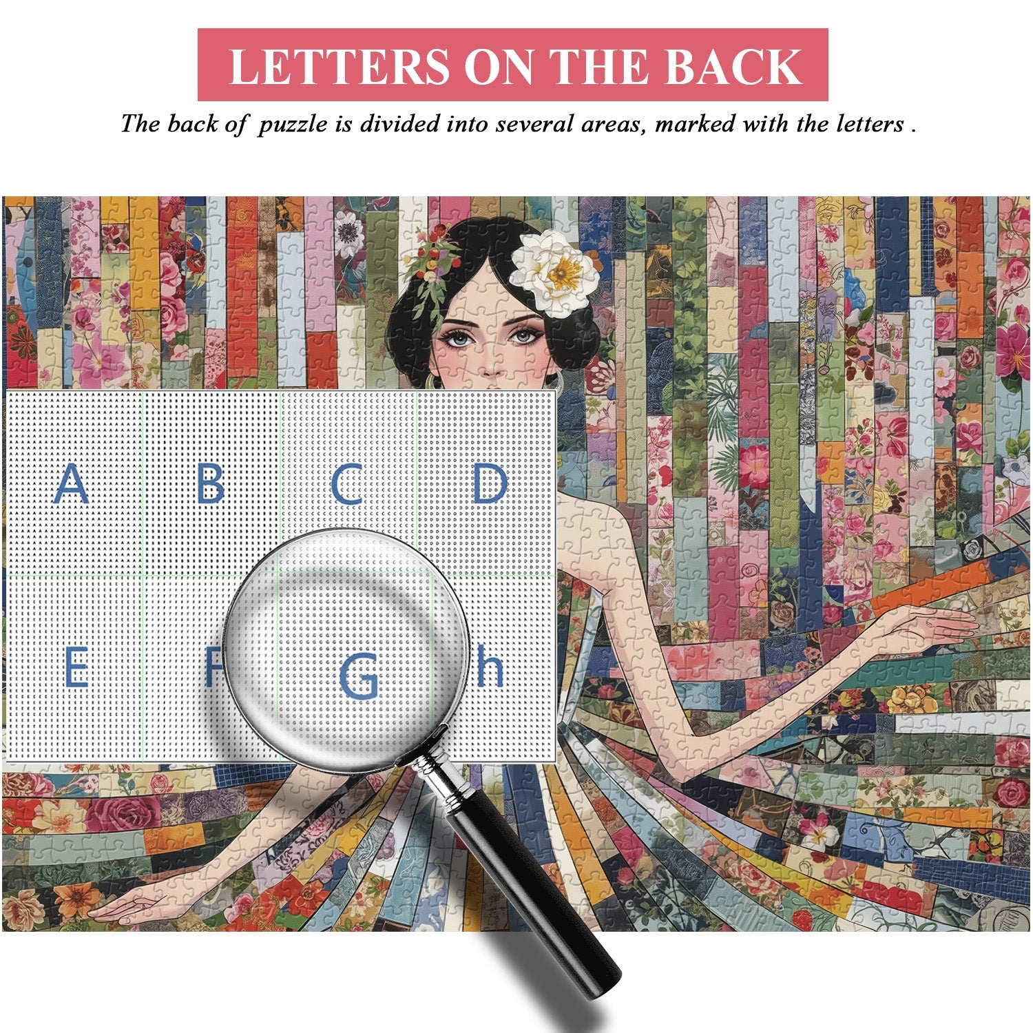 Patchwork Girl Jigsaw Puzzle 1000 Pieces